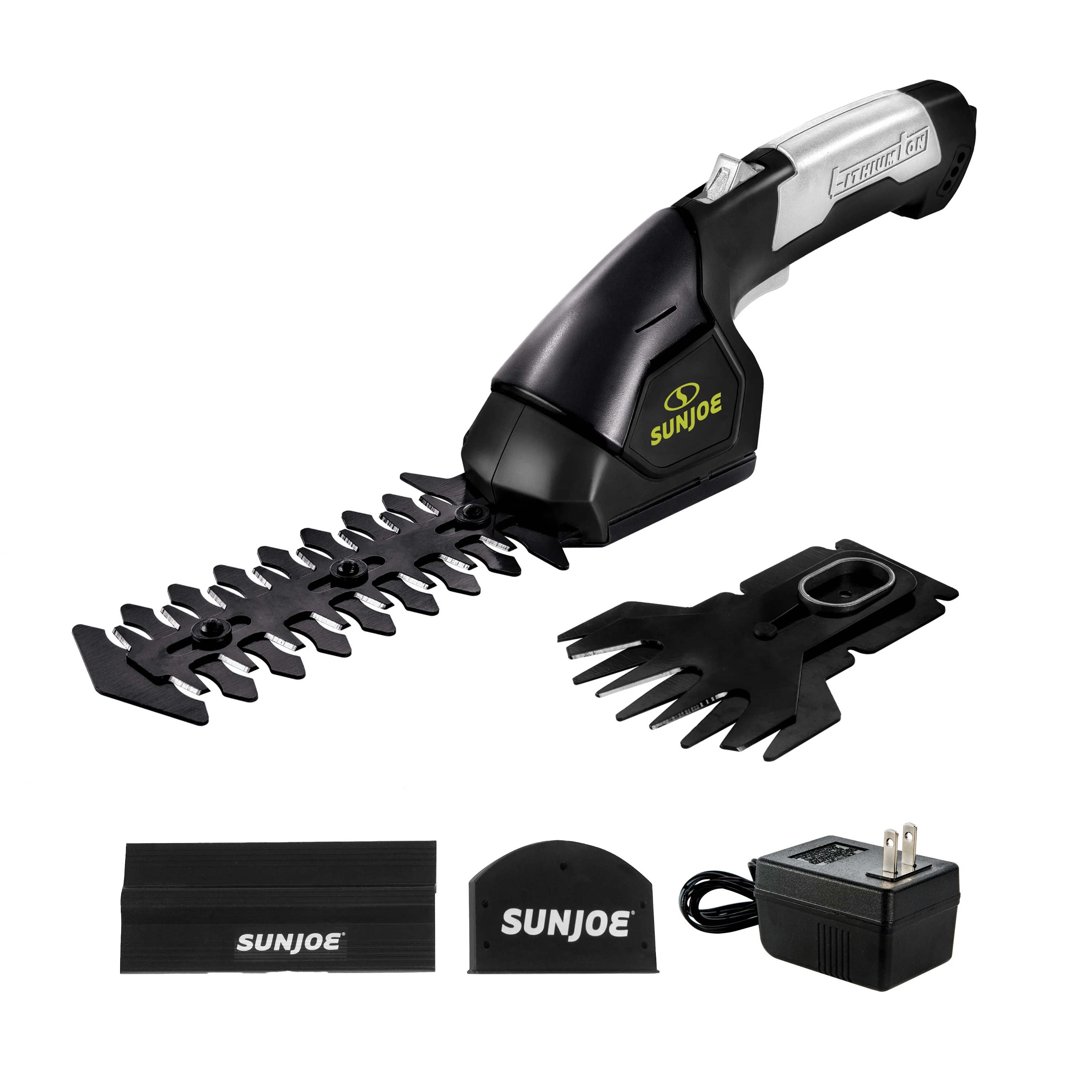 Sun Joe 2-in-1 Cordless Grass Shear + Hedger, 7.2-Volt - Black