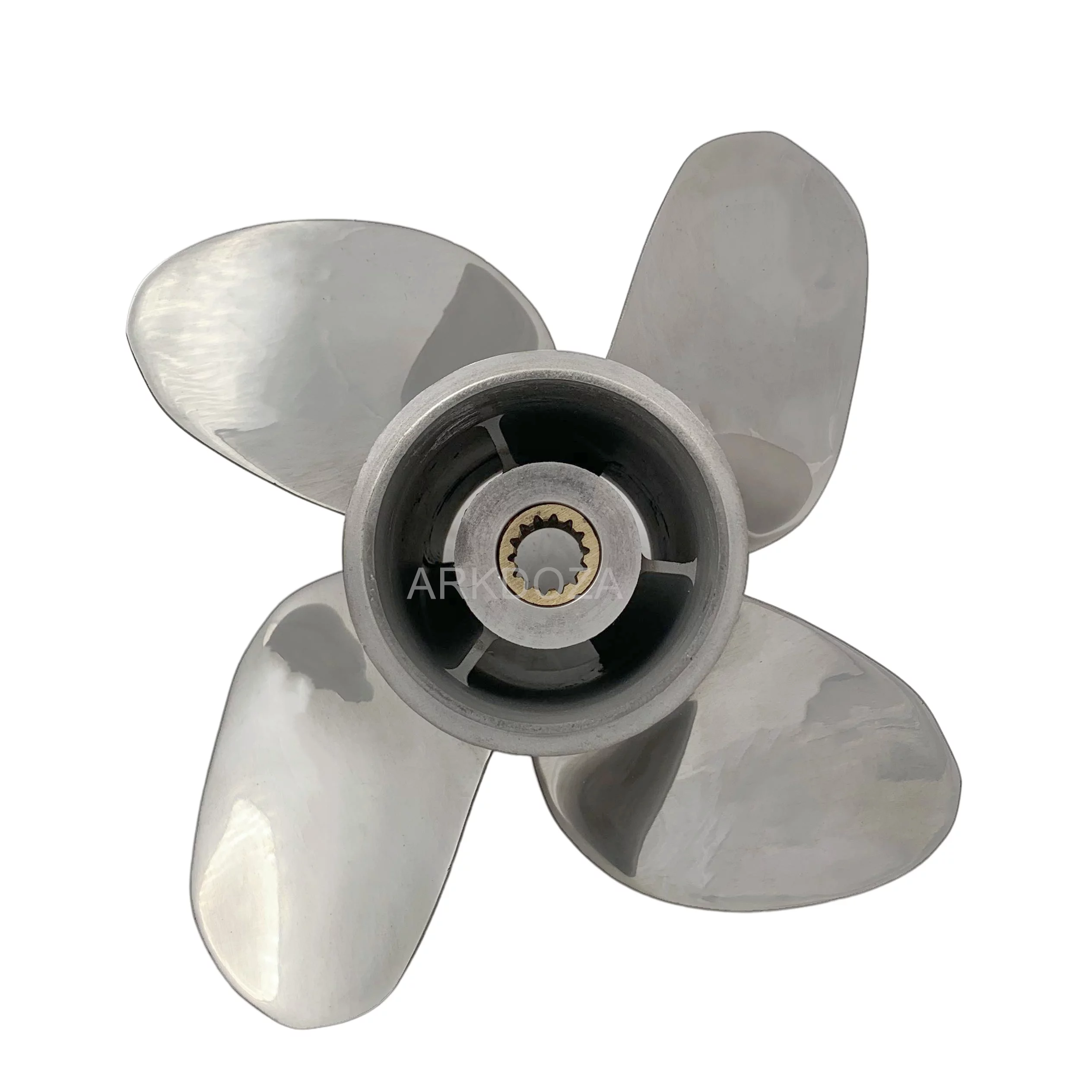 Propeller 9.9x10 for JOHNSON Outboard 3 Blades Aluminum Prop 14 Tooth RH 9.9x10