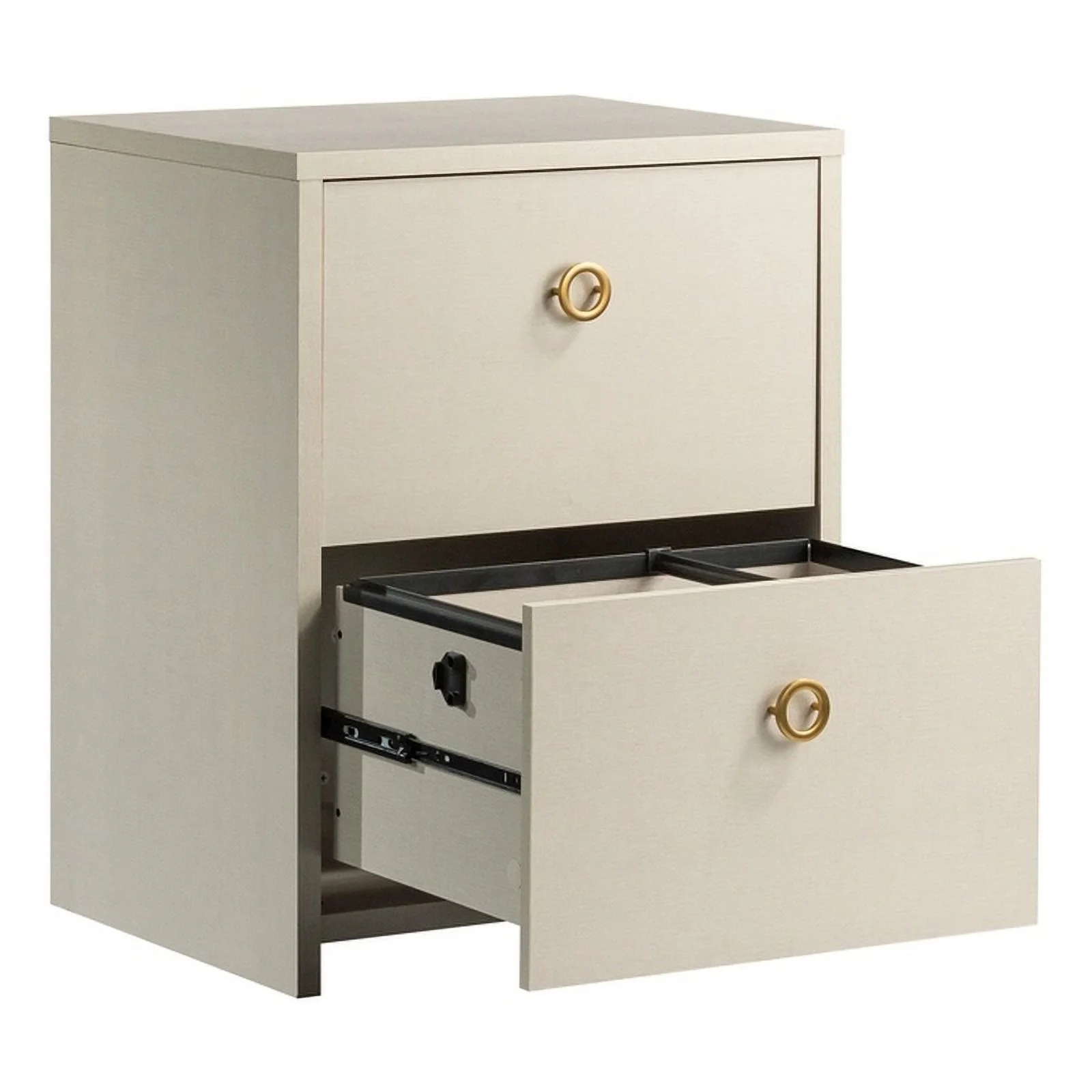 Sauder Grand Coast Engineered Wood Lateral File in Dove Linen/Off White Finish