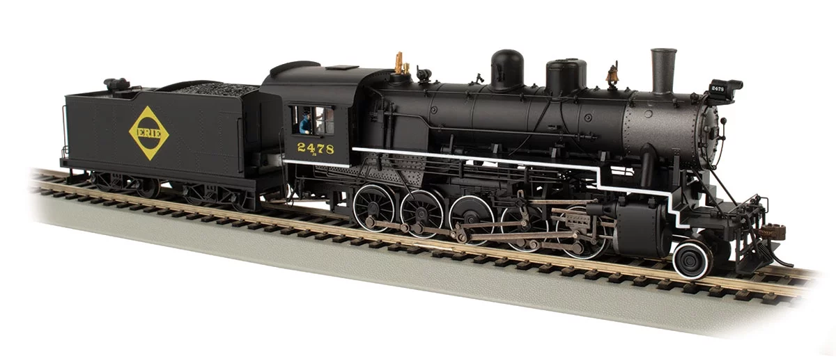 Bachmann 85402 HO Erie 2-10-0 Decapod Steam Locomotive DCC #2478