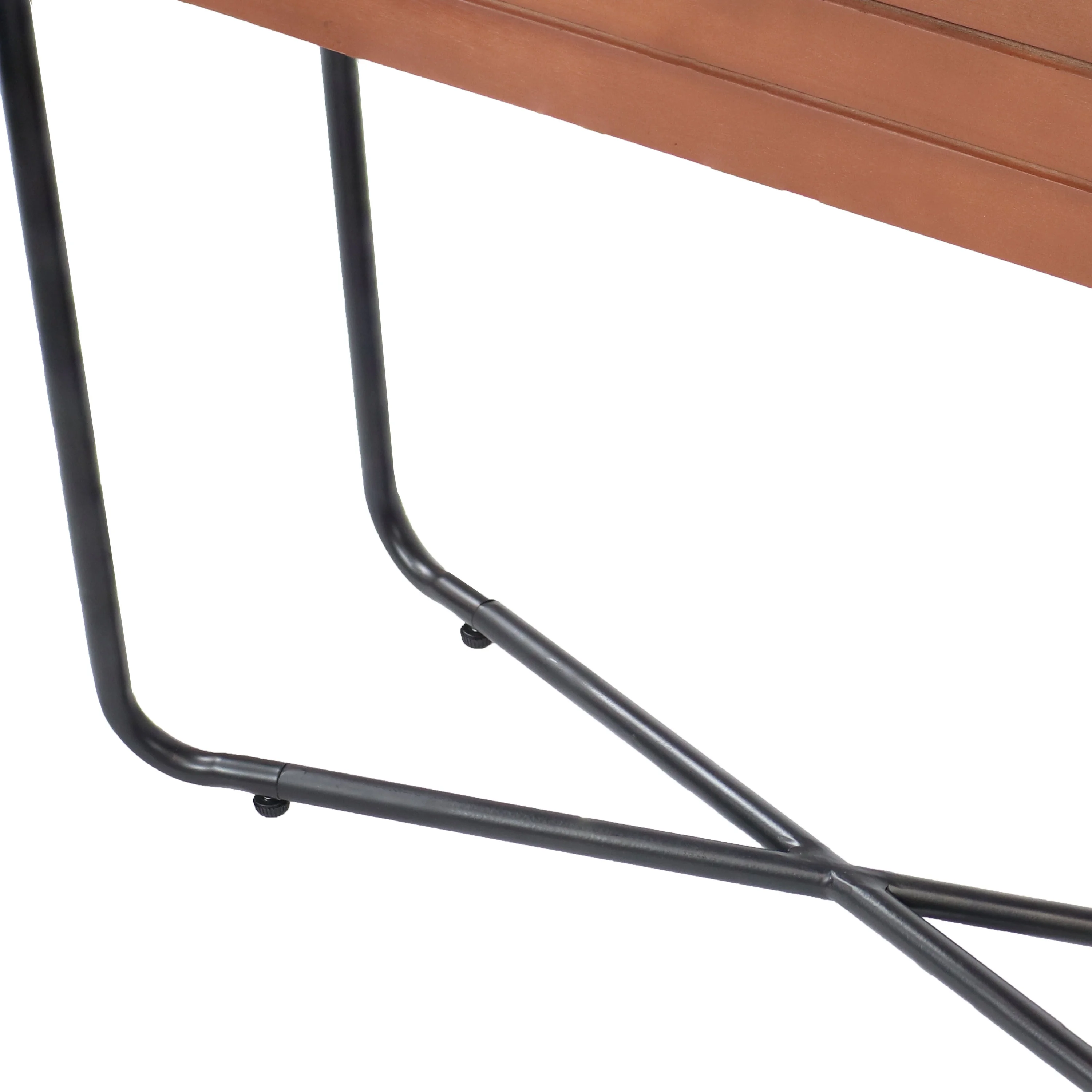 Sunnydaze Slatted Acacia Wood Raised Garden Bed with Legs with Oil-Stained Finish - 23.5