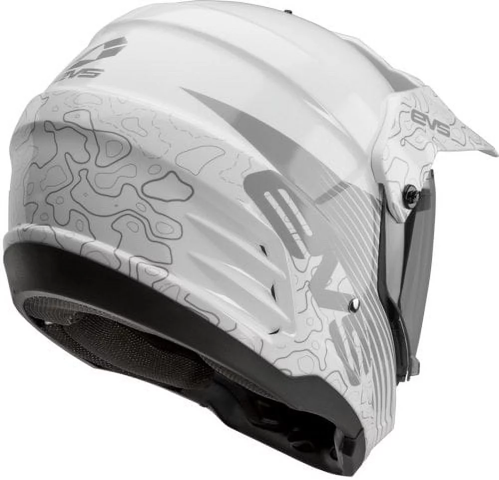 EVS T5 Dual Sport Venture Arise MX Offroad Helmet White MD