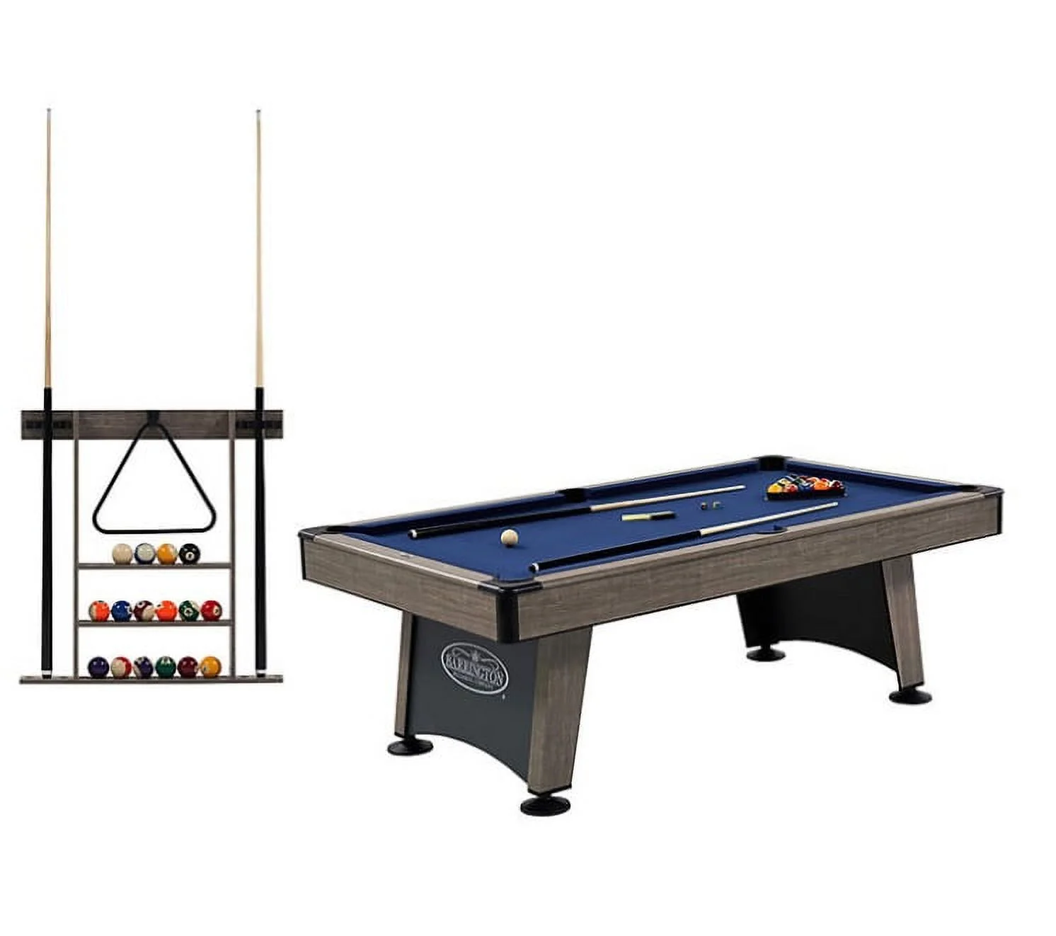 Barrington BL090Y21003 7.5 foot Billiard Table with Cue Rack