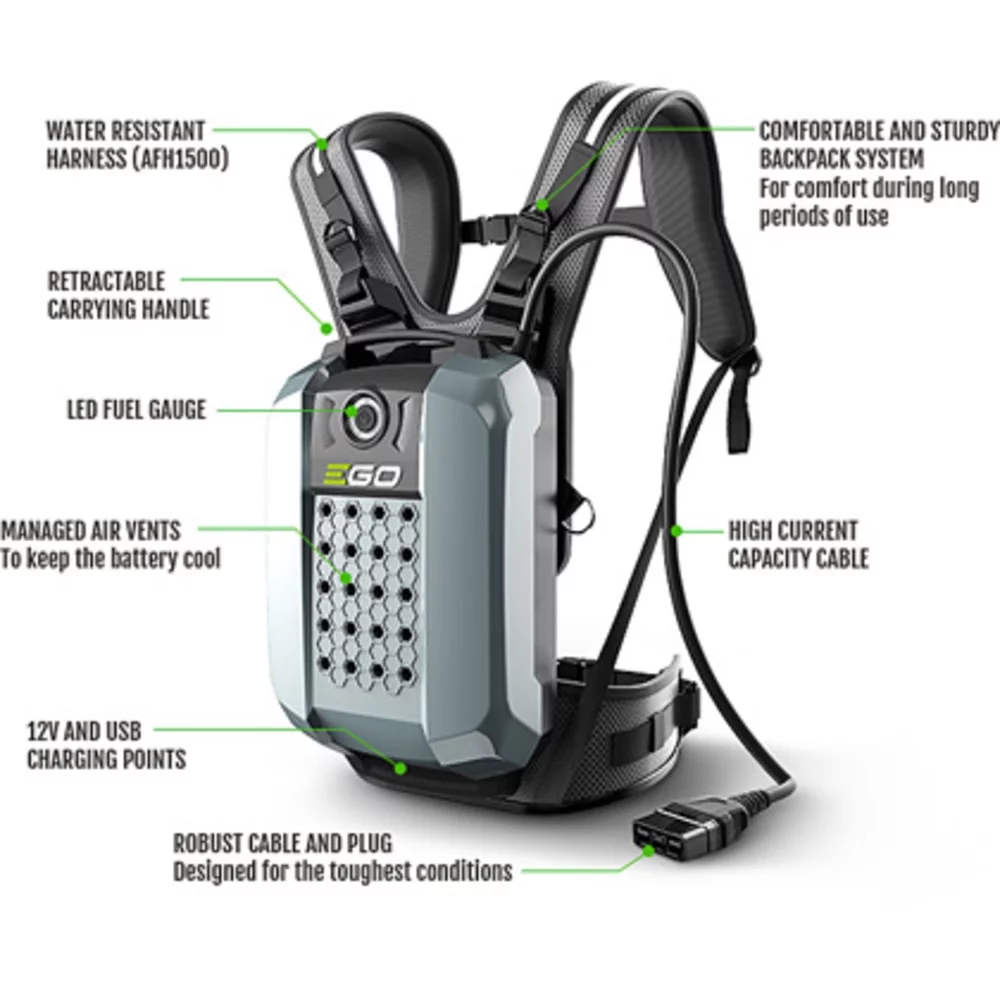 Ego 56V 28Ah Lithium-Ion Commercial Series Backpack Battery