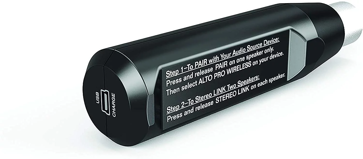 Restored Alto Professional Bluetooth Total Professional XLR Equipped Rechargeable Bluetooth Receiver For Mixers and PA Systems (Refurbished)