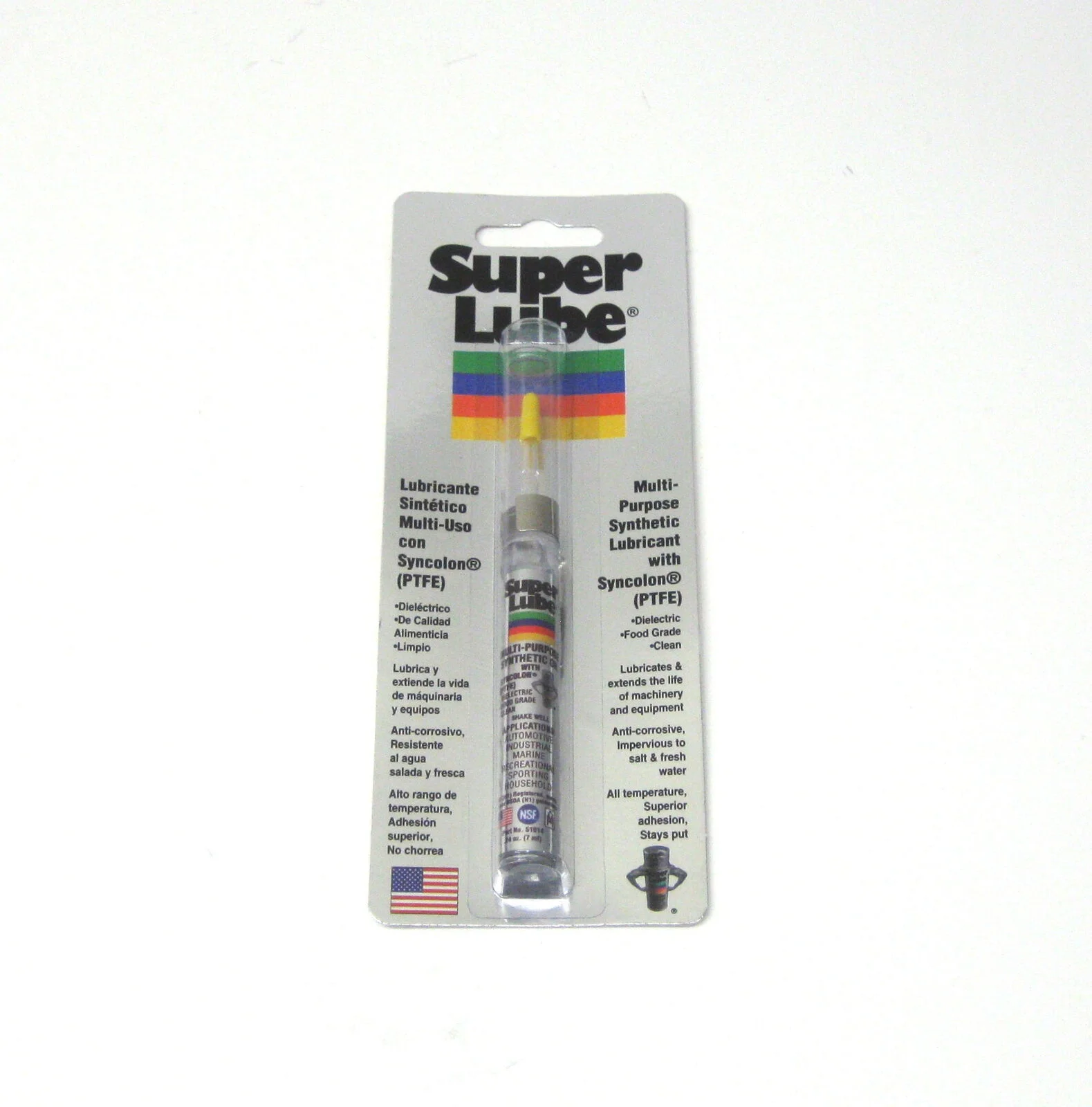Super Lube Synthetic Grease (NLGI 1) with Syncolon (PTFE) .24 oz 7 mL Tube 51010