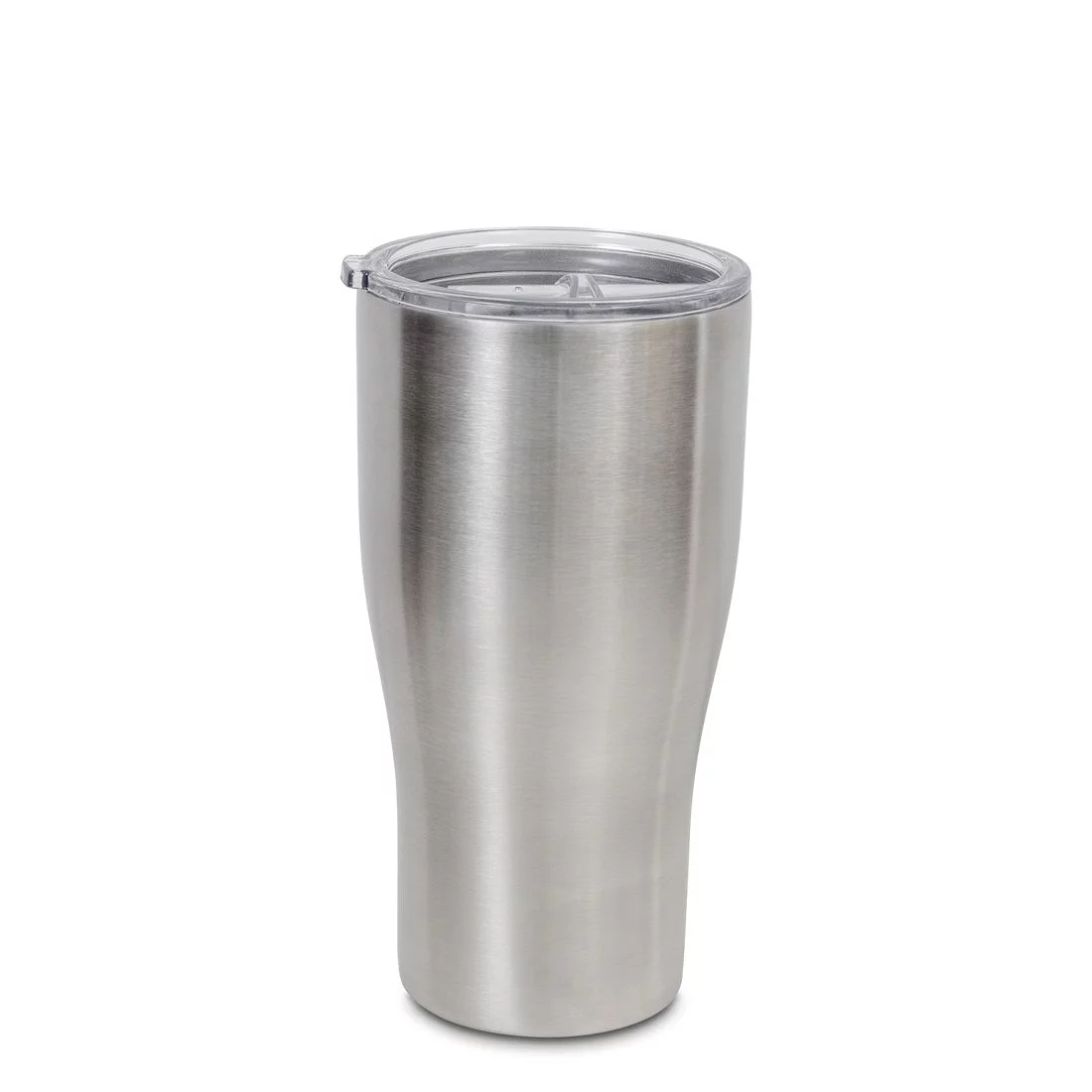 Makerflo Destash 25 Pack 30 oz Curve Tumbler, Stainless Steel Insulated Tumblers, Silver