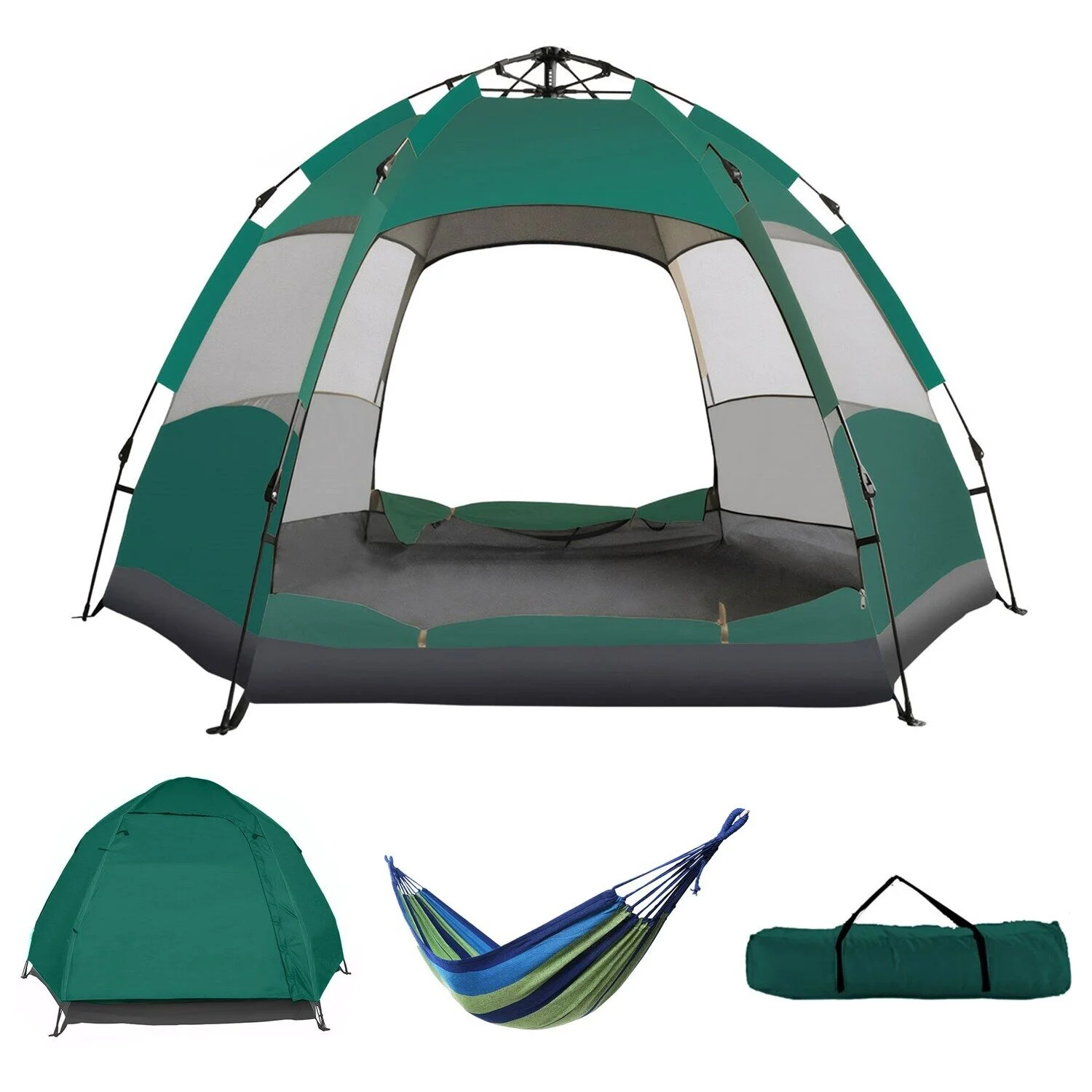 CJC Camping Tents 2/3/4 Person Camping Dome Tent Waterproof Spacious Lightweight Portable Backpacking Tent for Outdoor Camping/Hiking