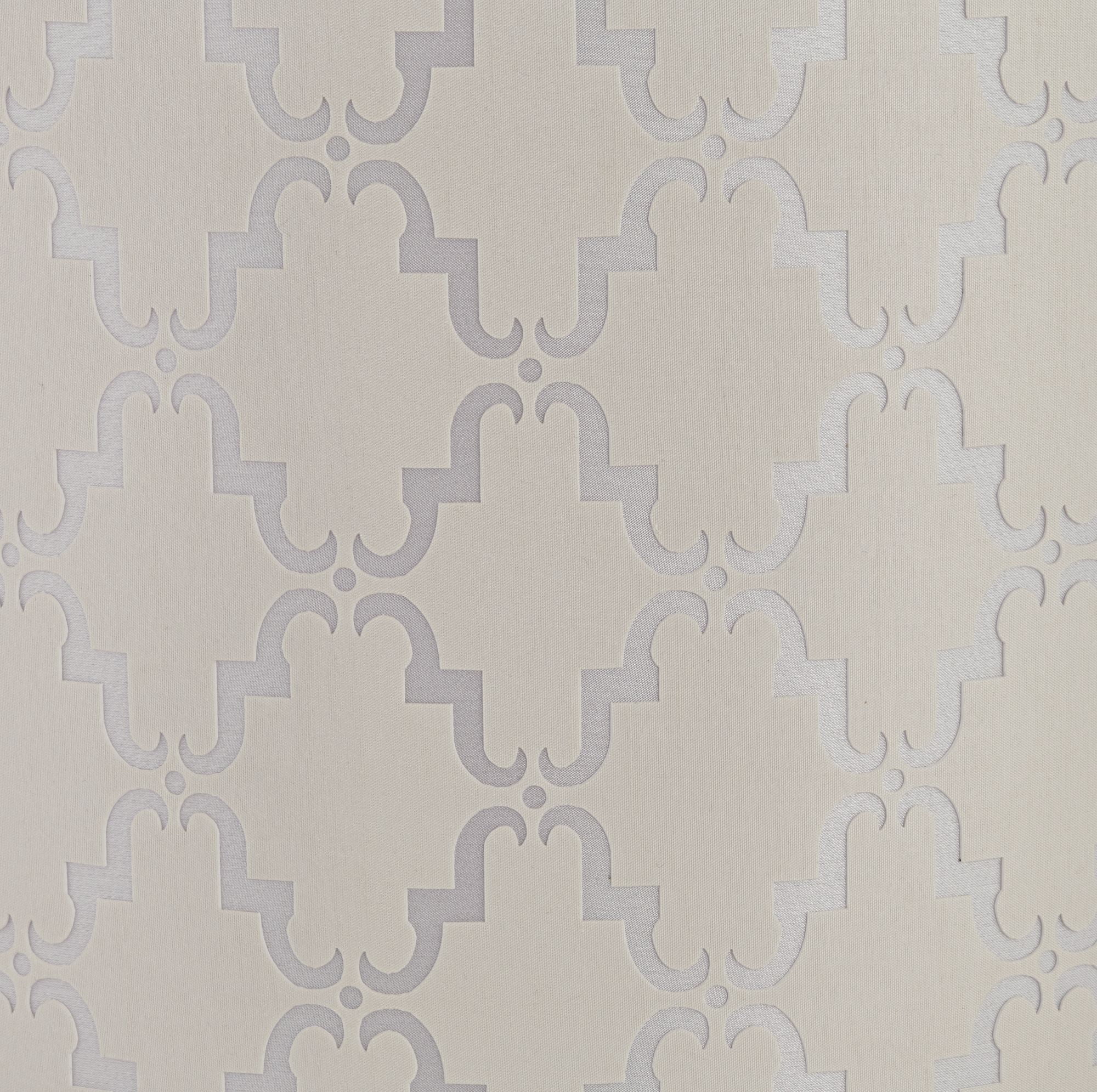 Springcrest Set of 2 Drum Lamp Shades Quatrefoil Laser Cut Medium 14