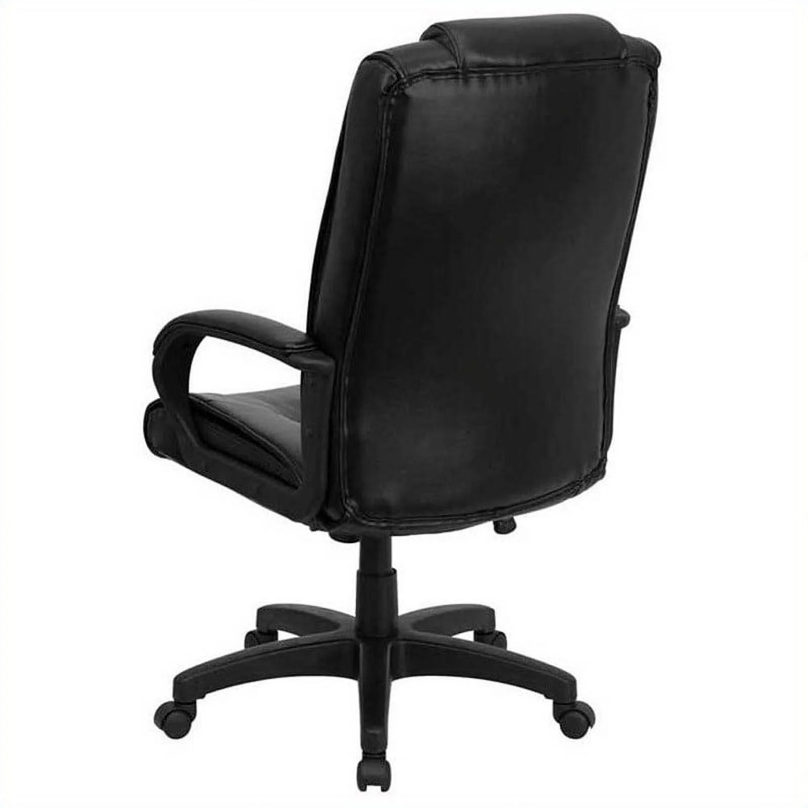Scranton & Co Modern High Back Executive Office Chair in Black
