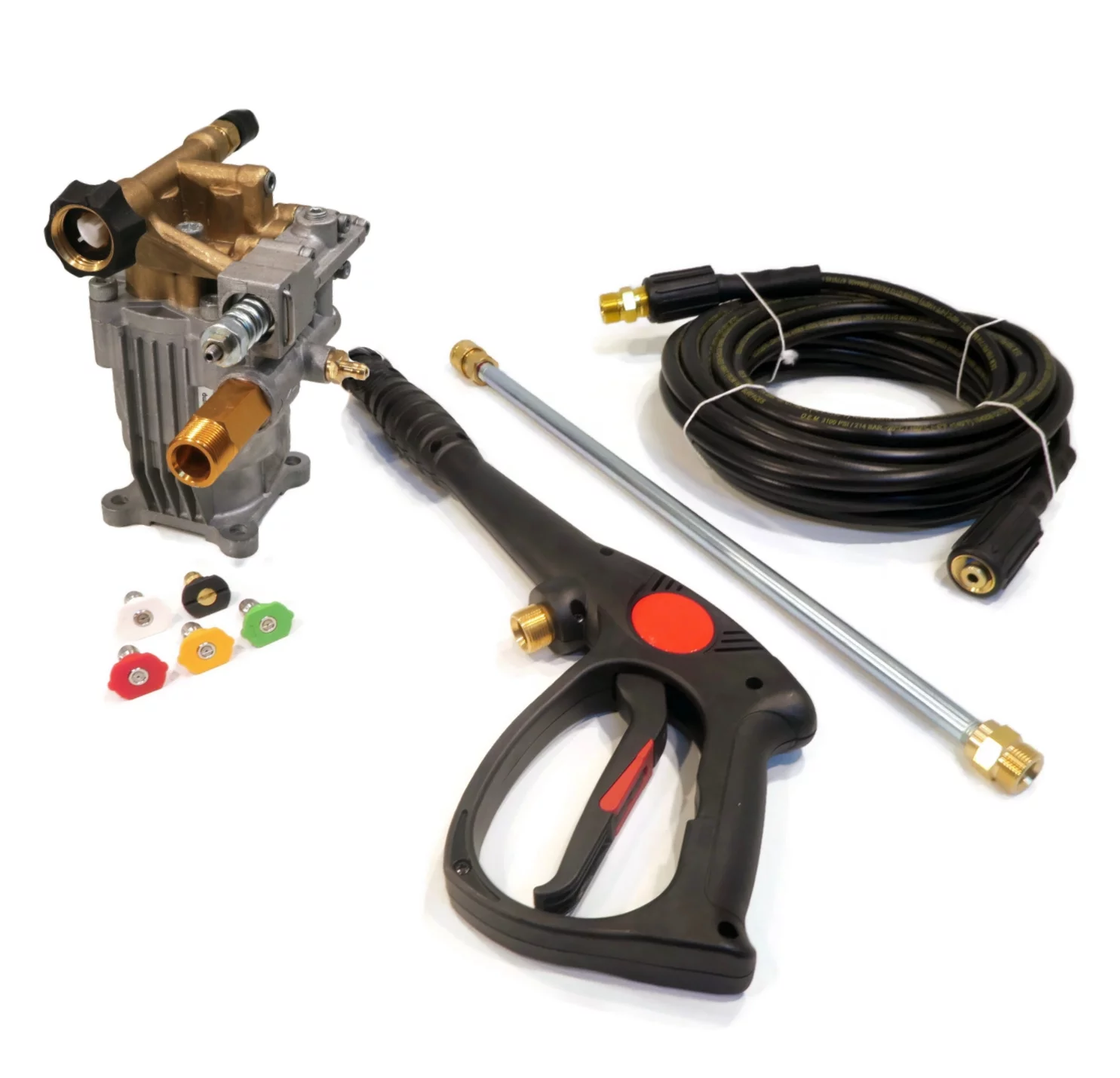 The ROP Shop | Pressure Washer Water Pump & Spray Kit John Deere AC-2000GH AC-2400GH AC-2400GS. TRS Part Number: 800095