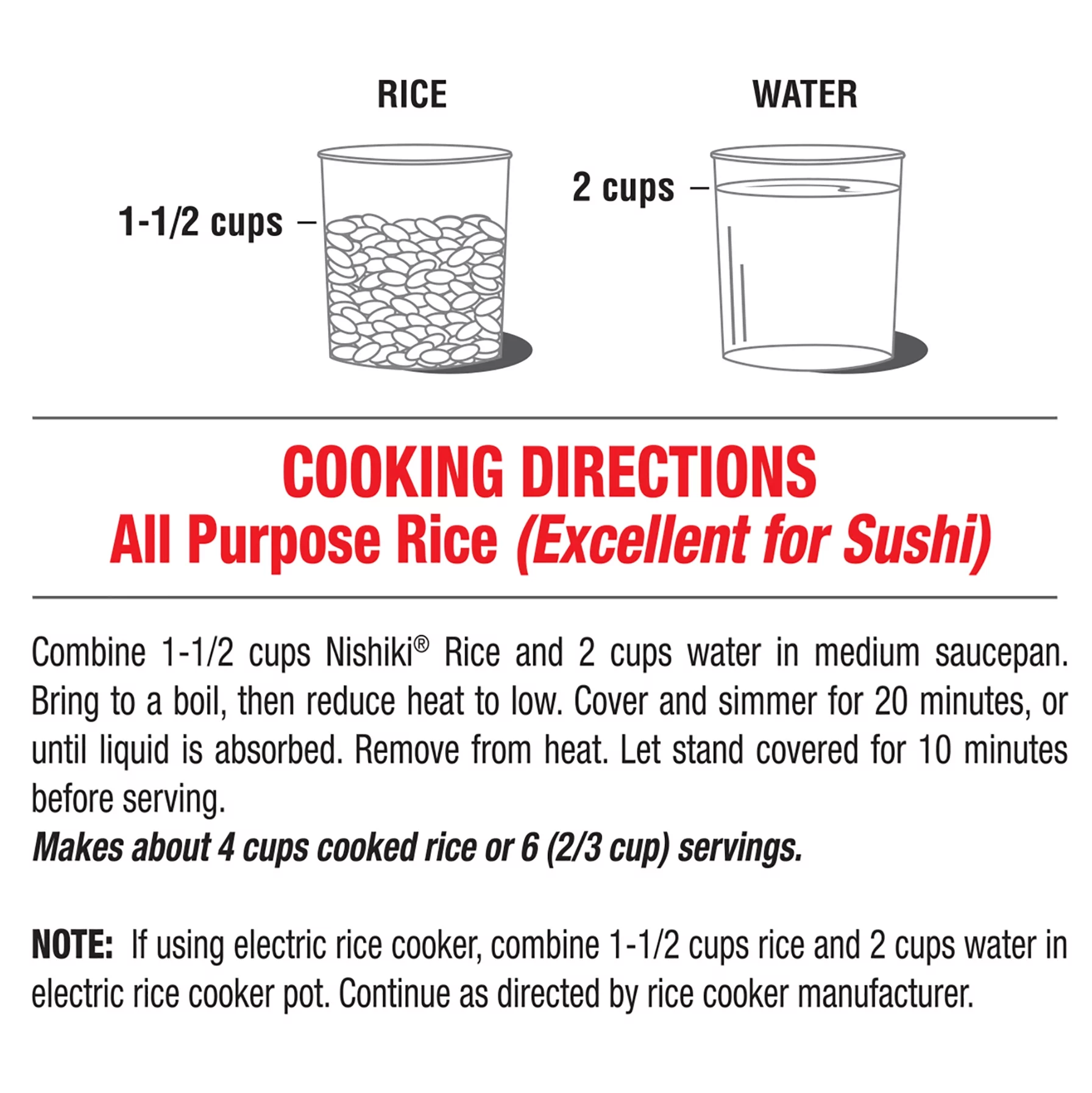 Nishiki Premium Rice Medium Grain, 15 lb