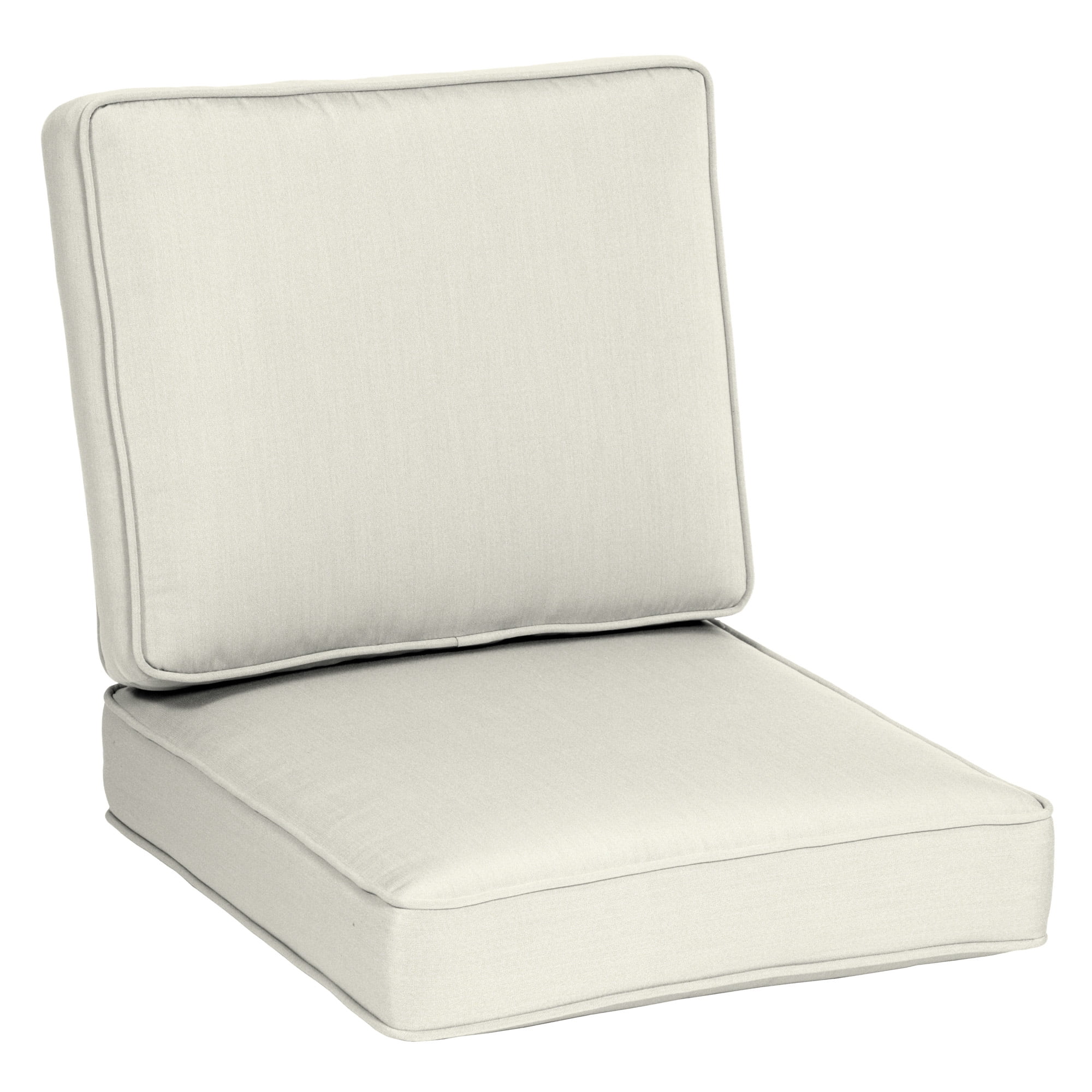 Arden Selections Oasis 26 x 24 in. Firm Deep Seat Cushion Set - Cream