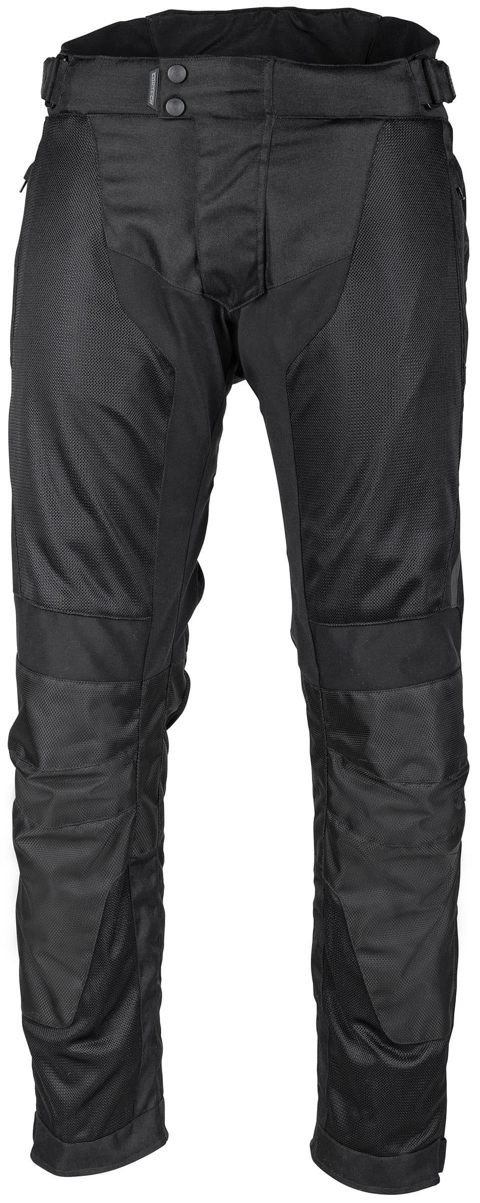 Cortech Hyper-Flo Air Mens Textile Motorcycle Pants Black 2XL Short