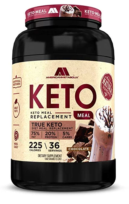 American Metabolix Keto Meal Replacement - Chocolate Malt - 36 Servings