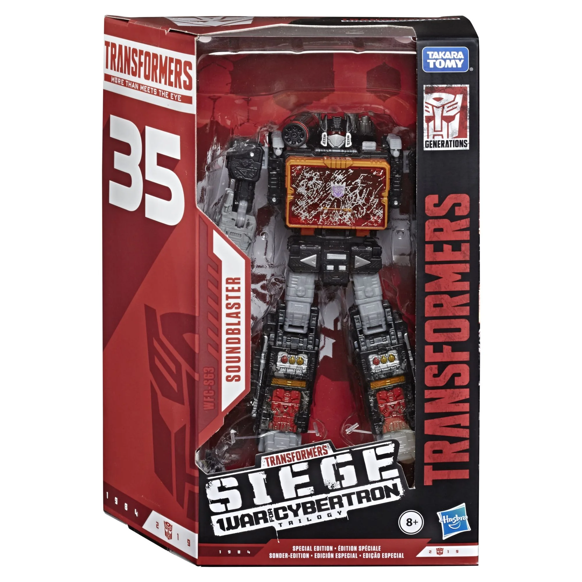 Transformers War for Cybertron Voyager 35th Anniversary WFC-S55 Soundblaster