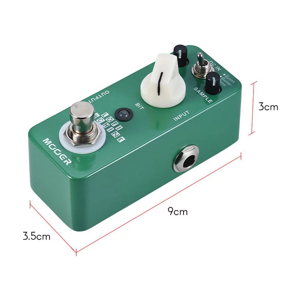 MOOER LOFI MACHINE Sample Reducing Guitar Effect Pedal 3 Modes True Bypass Full Metal Shell