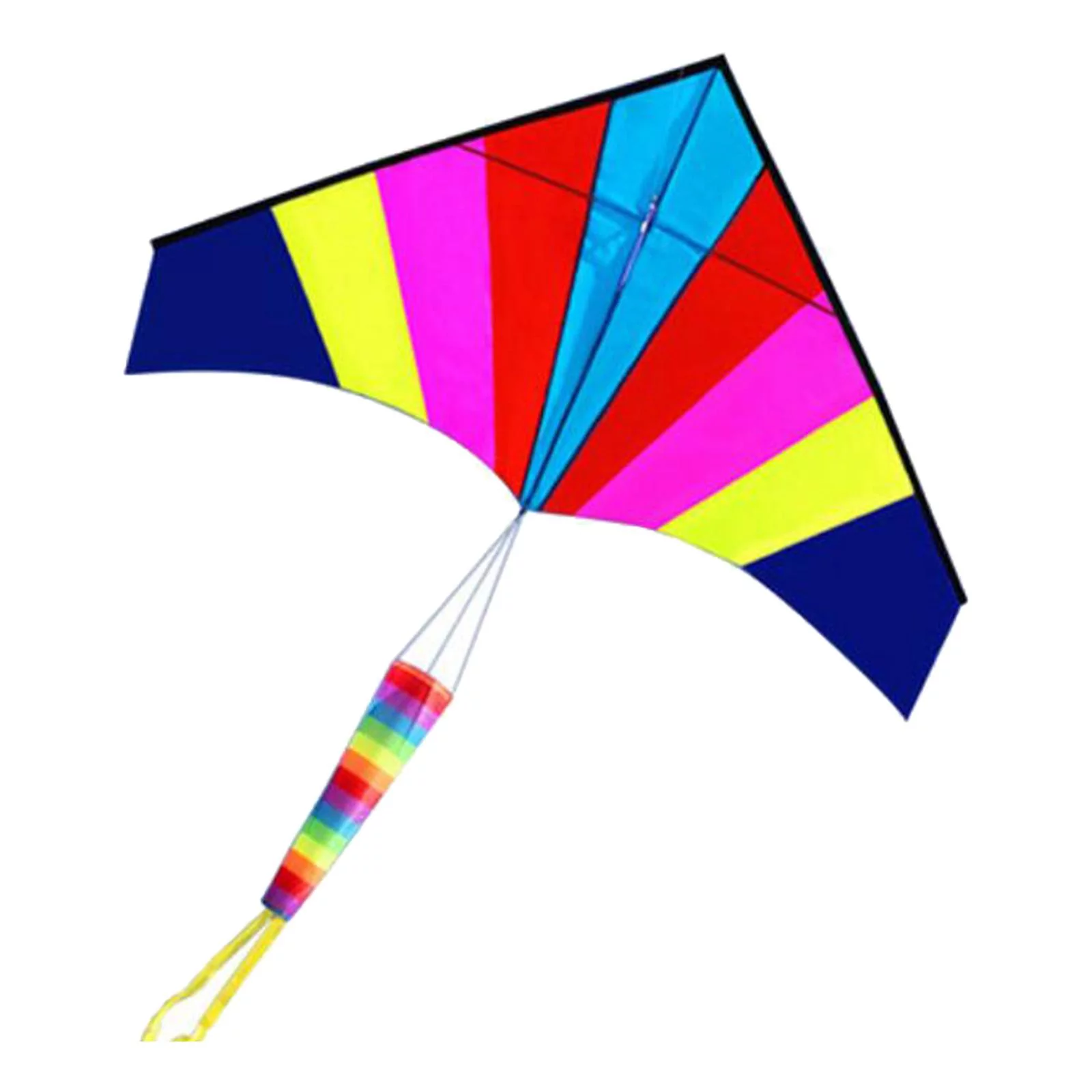 Colorful Delta with Tail Huge Triangle Single for Family Trips Activities Kids Adults