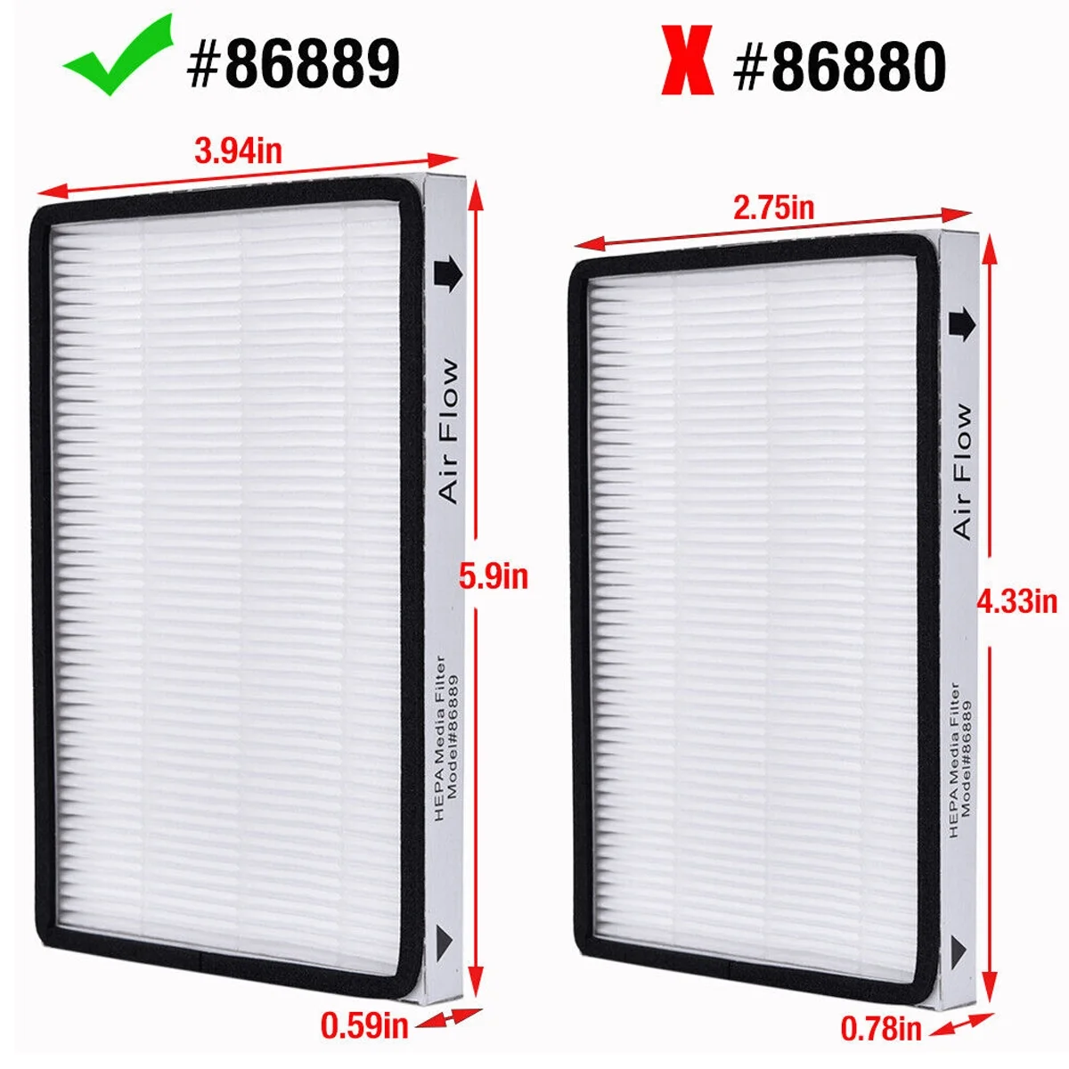 3x HEPA Filter 86889 Replacement for Kenmore EF-1 40324 & Panasonic MC-V199H Vacuum