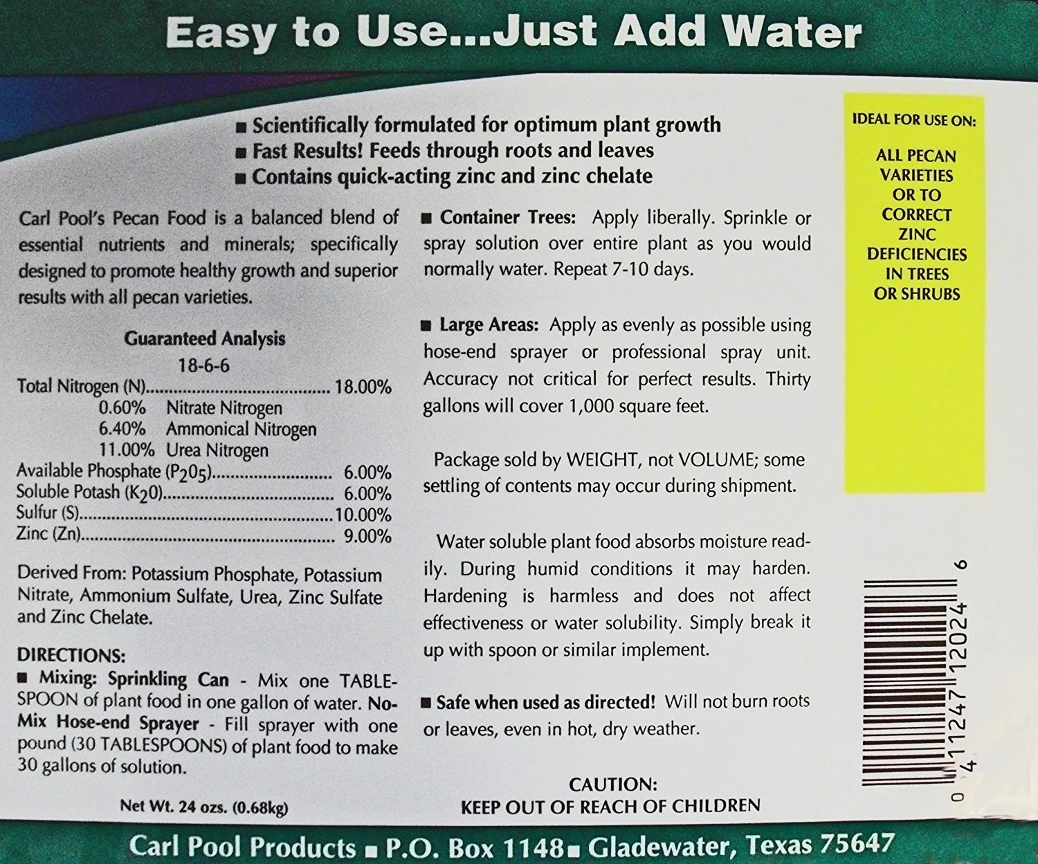 Pecan Special 24 oz.