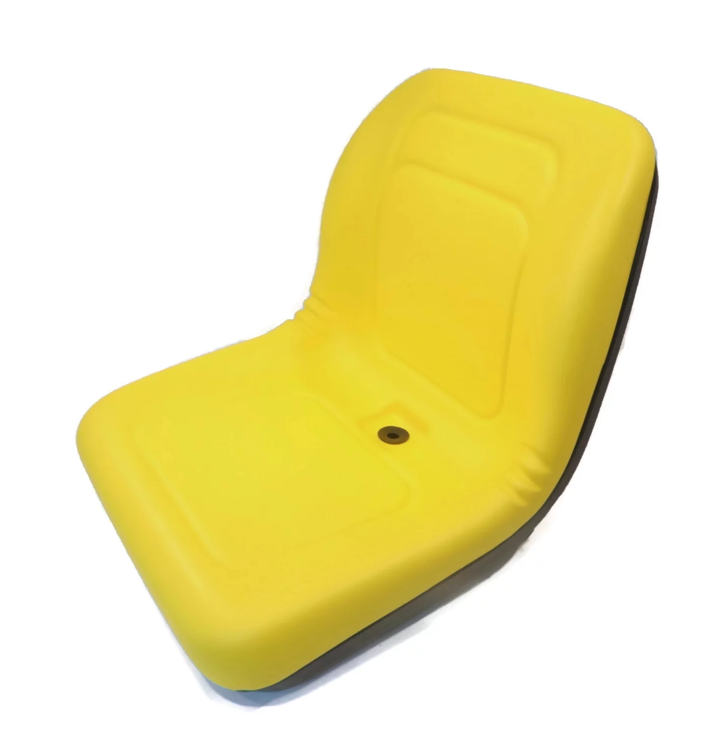 The ROP Shop | (2) Yellow High Back Seat For John Deere LVA10029 AM129969 AM129970 AM133476