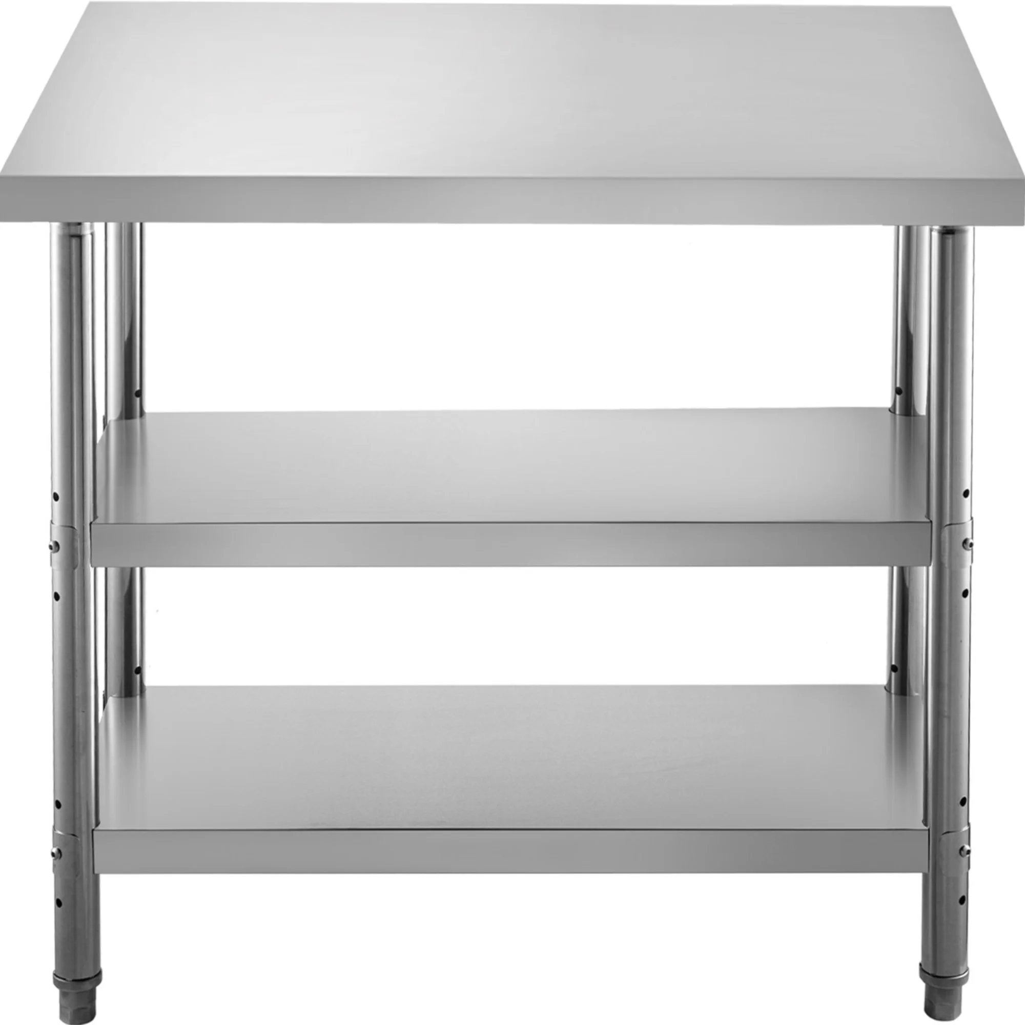 Vevor Commercial Stainless Steel Table Bbq Prep Table 60x14x33in Restaurant