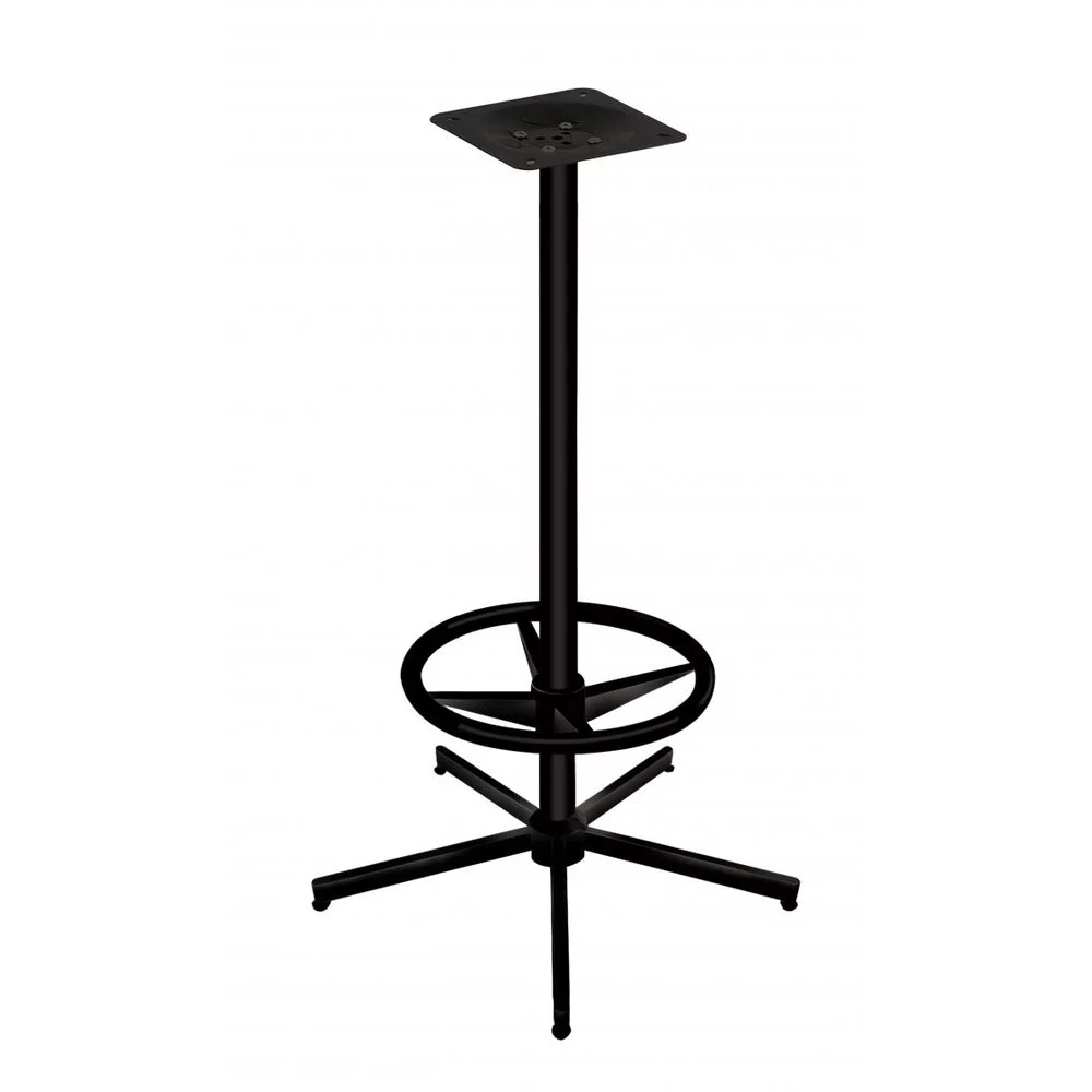 Wright State Pub Table in Black (36 in. Dia. x 42 in. H (43 lbs.))
