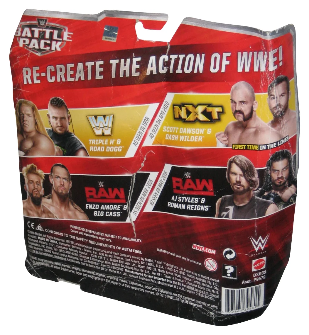 WWE Enzo Amore & Big Cass Wrestling (2016) Mattel Figure 2-Pack