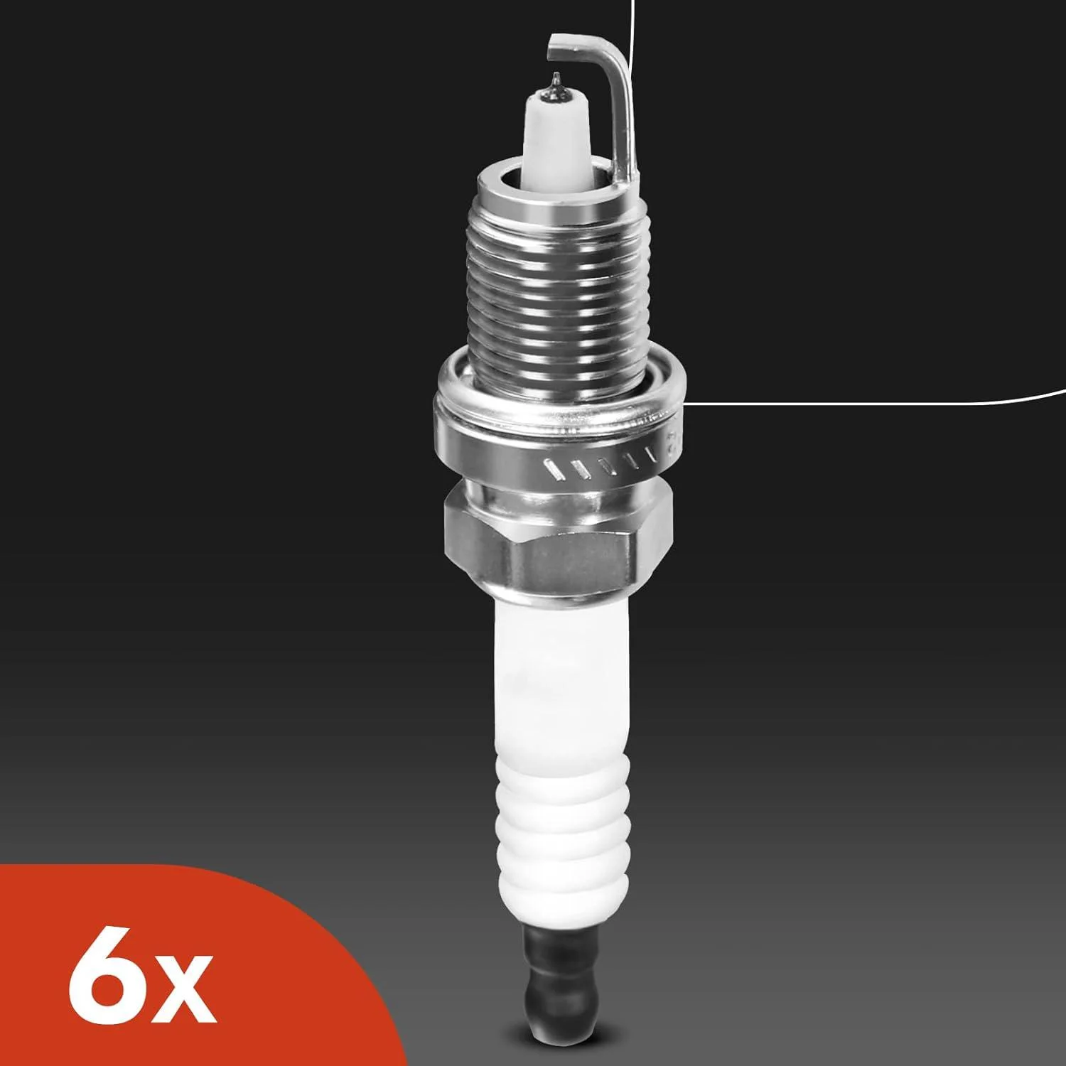 A-Premium Set of 6 (Blue) Ignition Coil Pack Iridium Spark Plug Compatible with Chrysler 300 2006-2010, Sebring 2006-2010, Town & Country 2008-2010 & Dodge Avenger 2008-2010