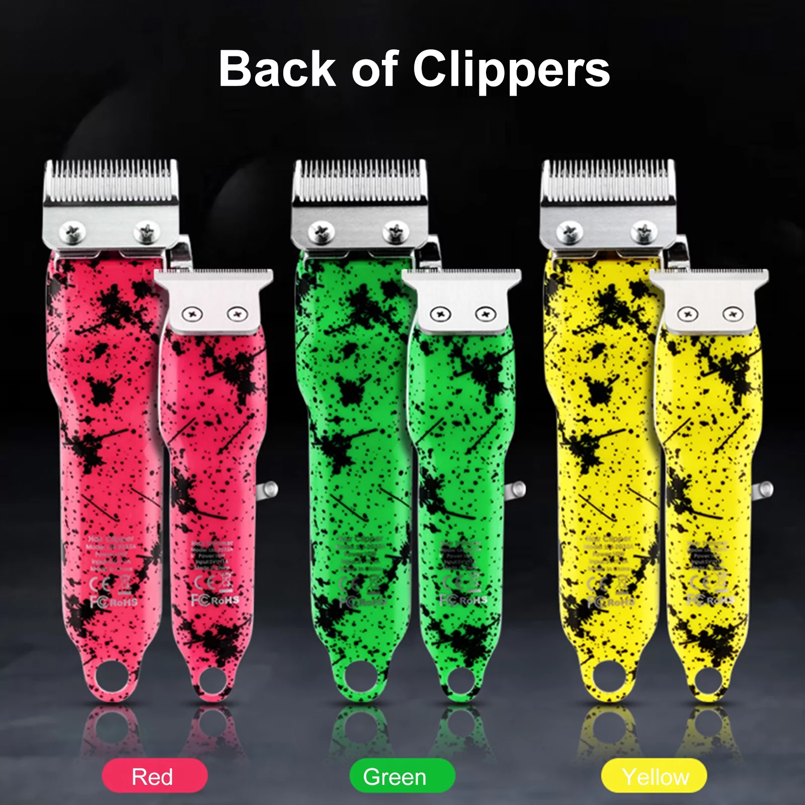 Hair clippers,Papapi Kit With 16 Kit Haircut Hair Men's Clippers Eryue Hair Use Salon Barbers 16 Combs Comb Salon Haircut Hair Kit 16