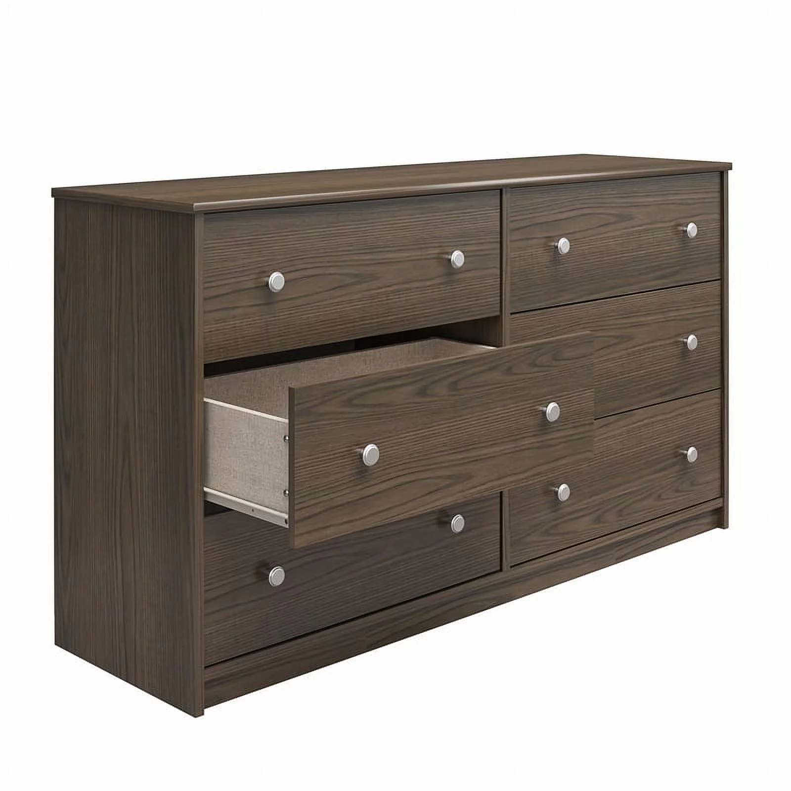 Home Square 3-Piece Set with Dresser and Nightstand and 5 Drawer Dresser
