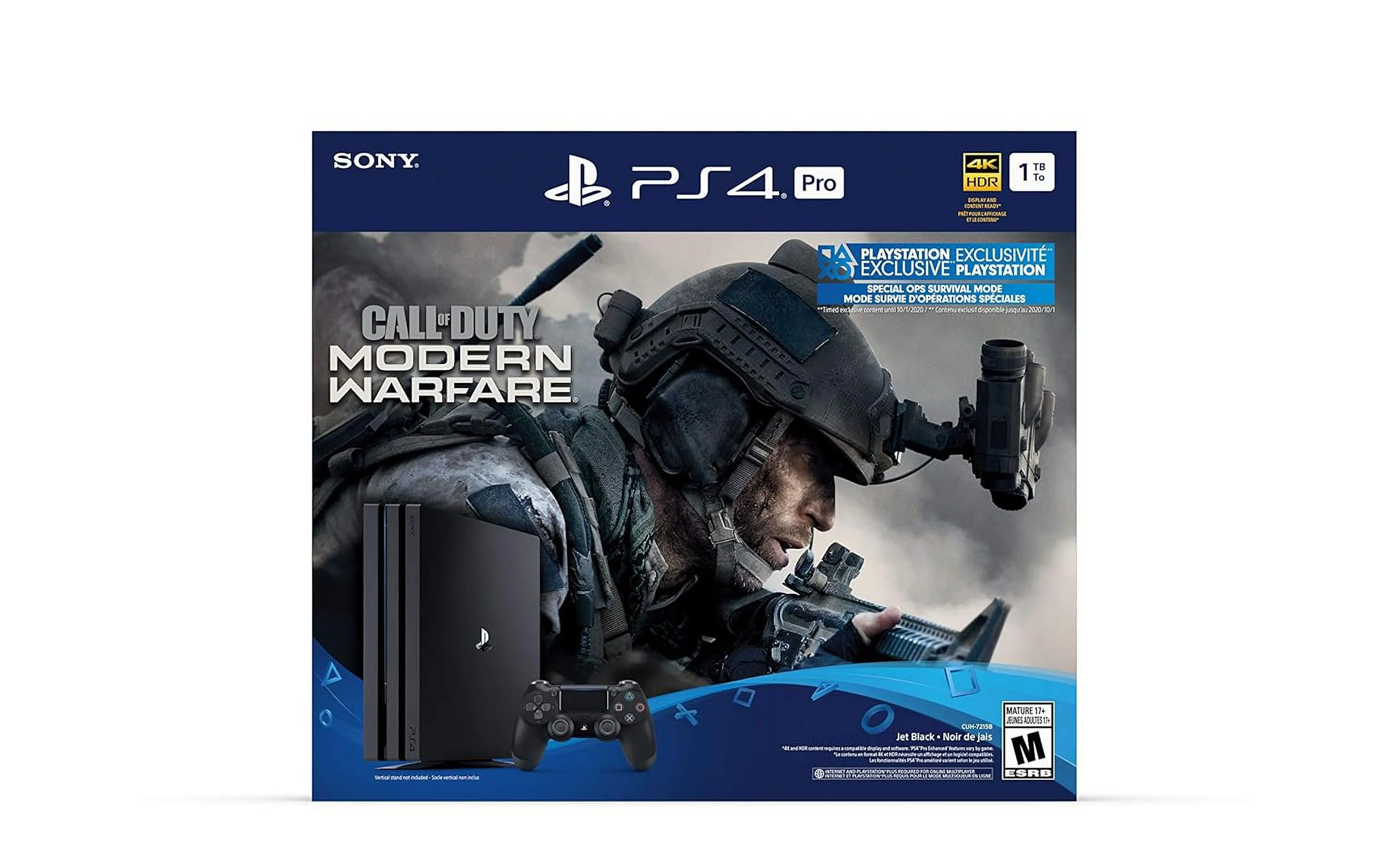 Restored PlayStation 4 Pro 1TB Console - Call of Duty: Modern Warfare Bundle (Refurbished)