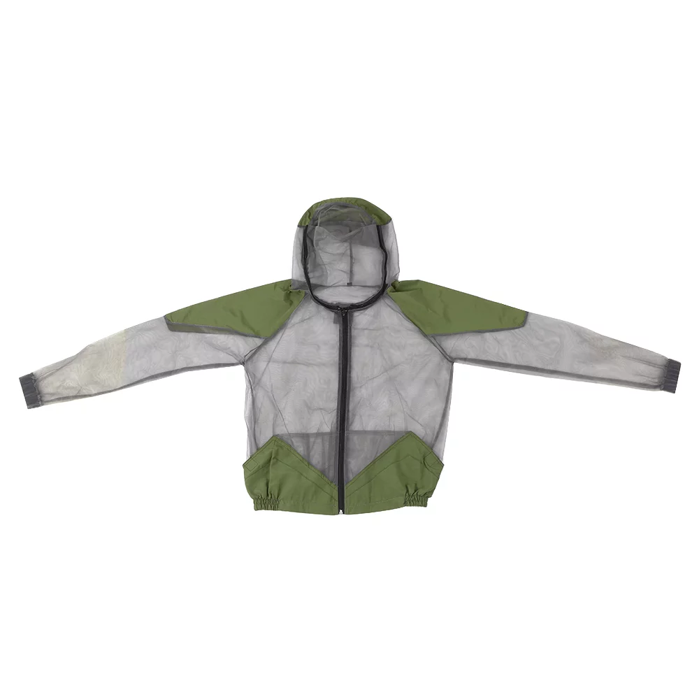 Meterk Mosquito Repellent Suit Bug Jacket Mesh Hooded Suits Fishing Camping Jacket Protective Mesh Shirt Gloves Pants