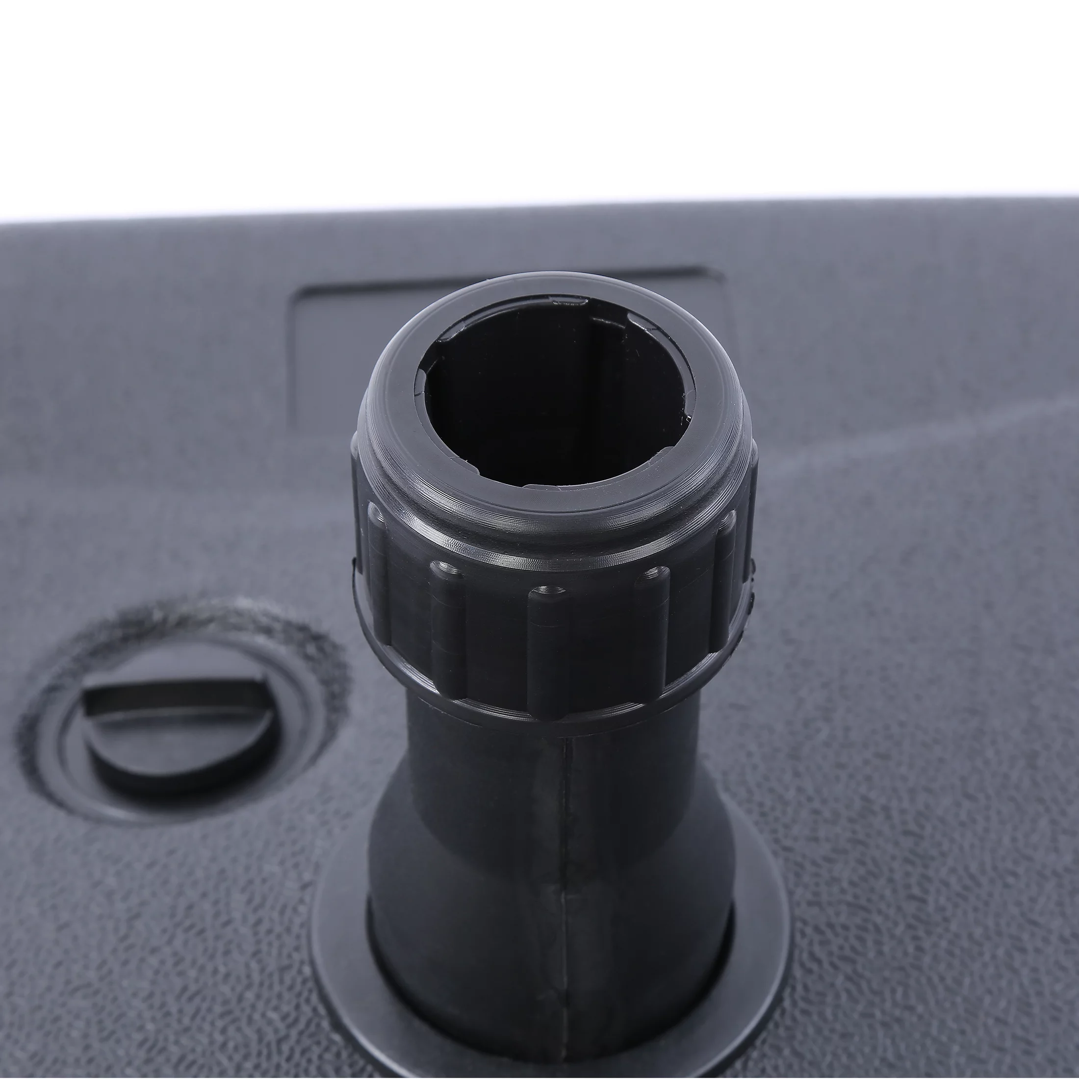 WestinTrends Square Patio Umbrella Fillable Plastic Base, Black