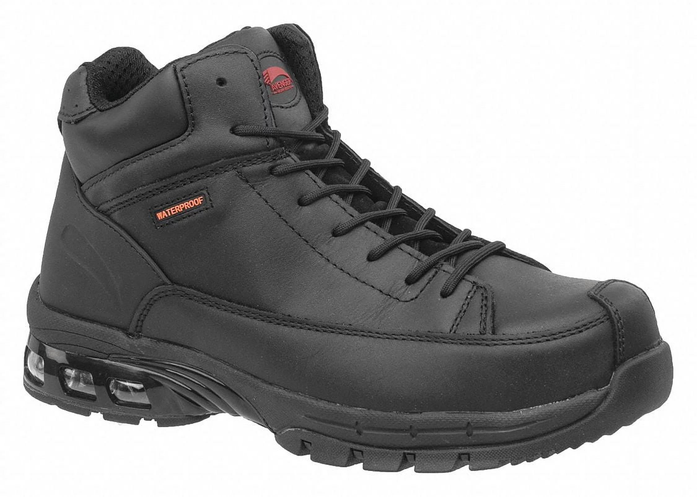 Avenger Men's Waterproof Lace-Up Work Boot Composite Toe Black 10 D(M) US