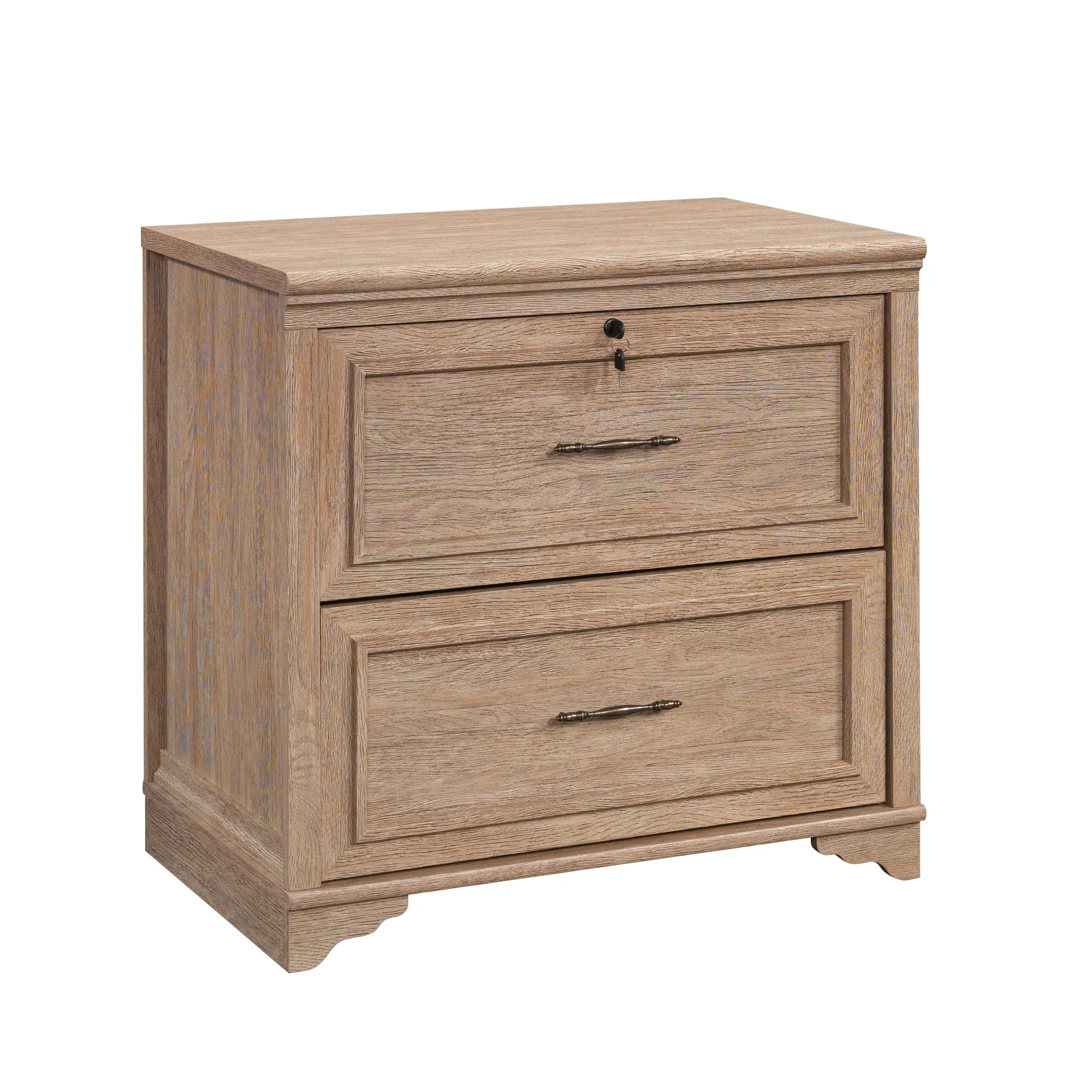 Sauder Rollingwood Engineered Wood Lateral File in Brushed Oak