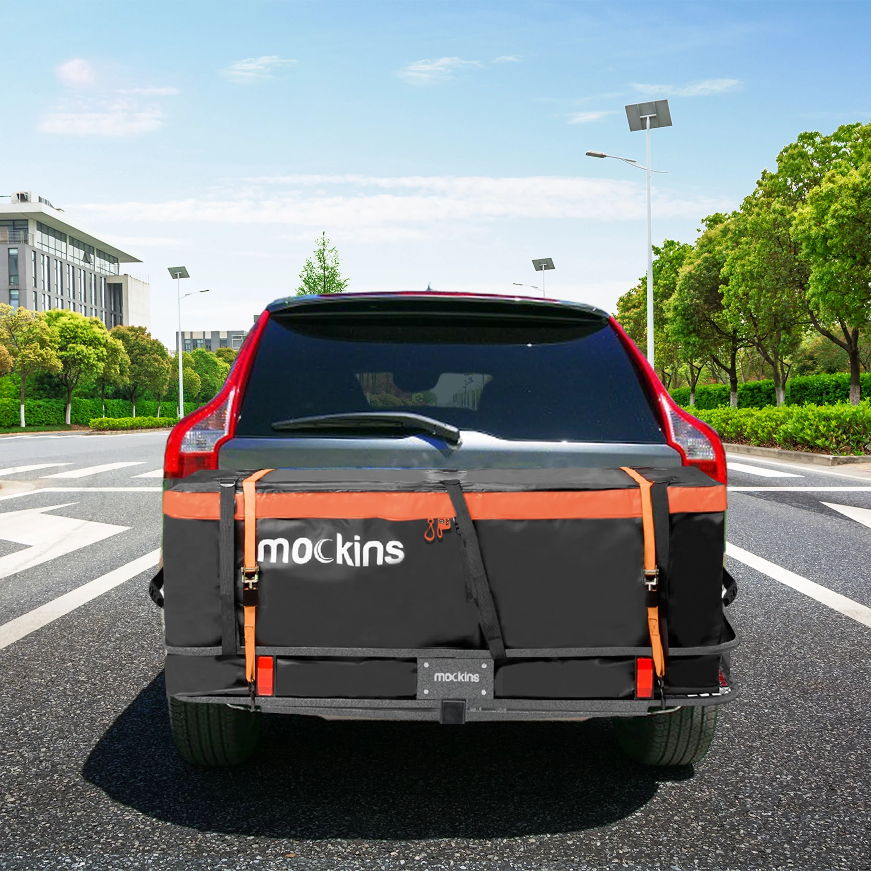 Mockins MACCBS30 Universal Hitch Mount Cargo Luggage Carrier 500 lbs. 60