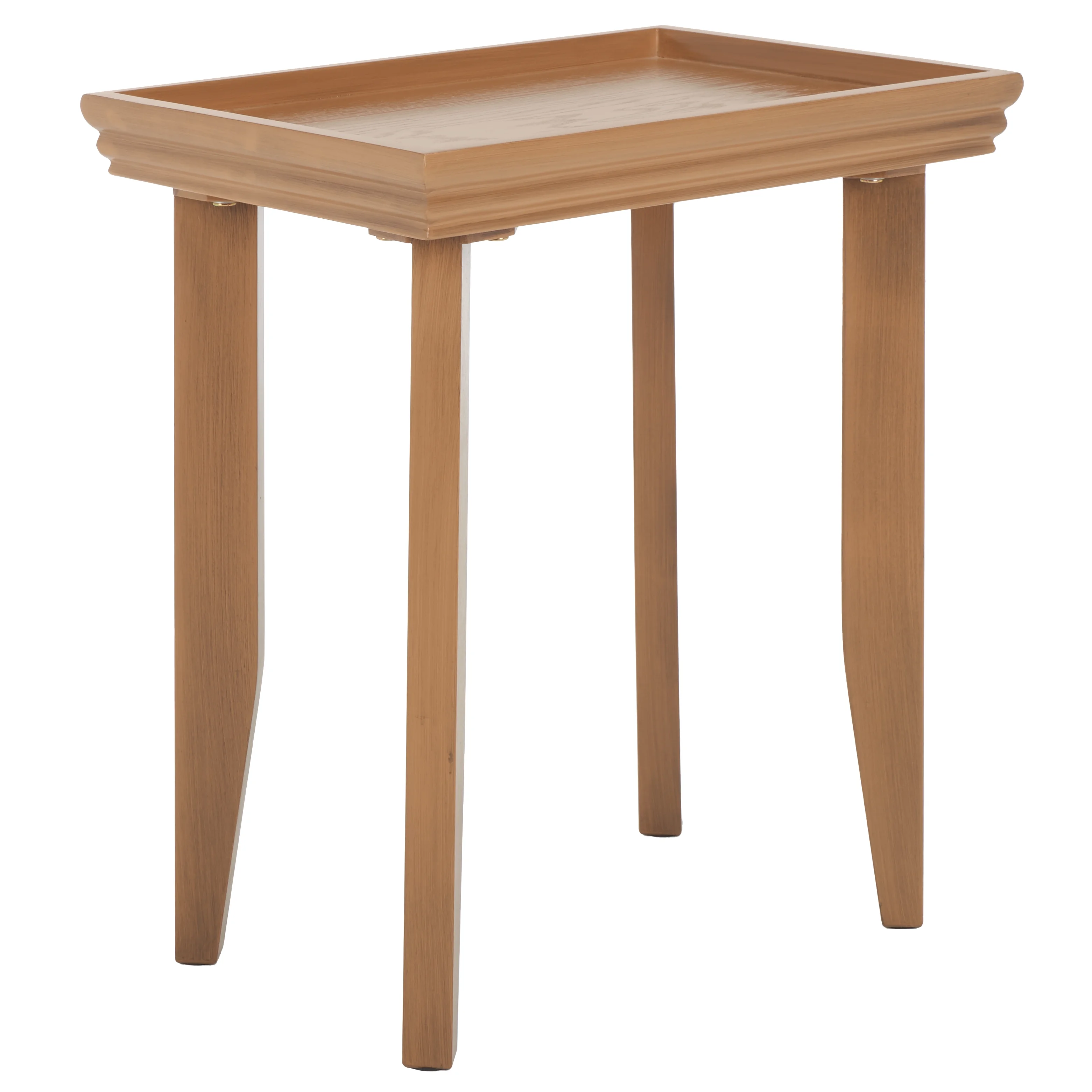 SAFAVIEH Naios Amish Style Rectangle Accent Table, Sand (20.1 in. W x 14.2 in. D x 22.8 in. H)