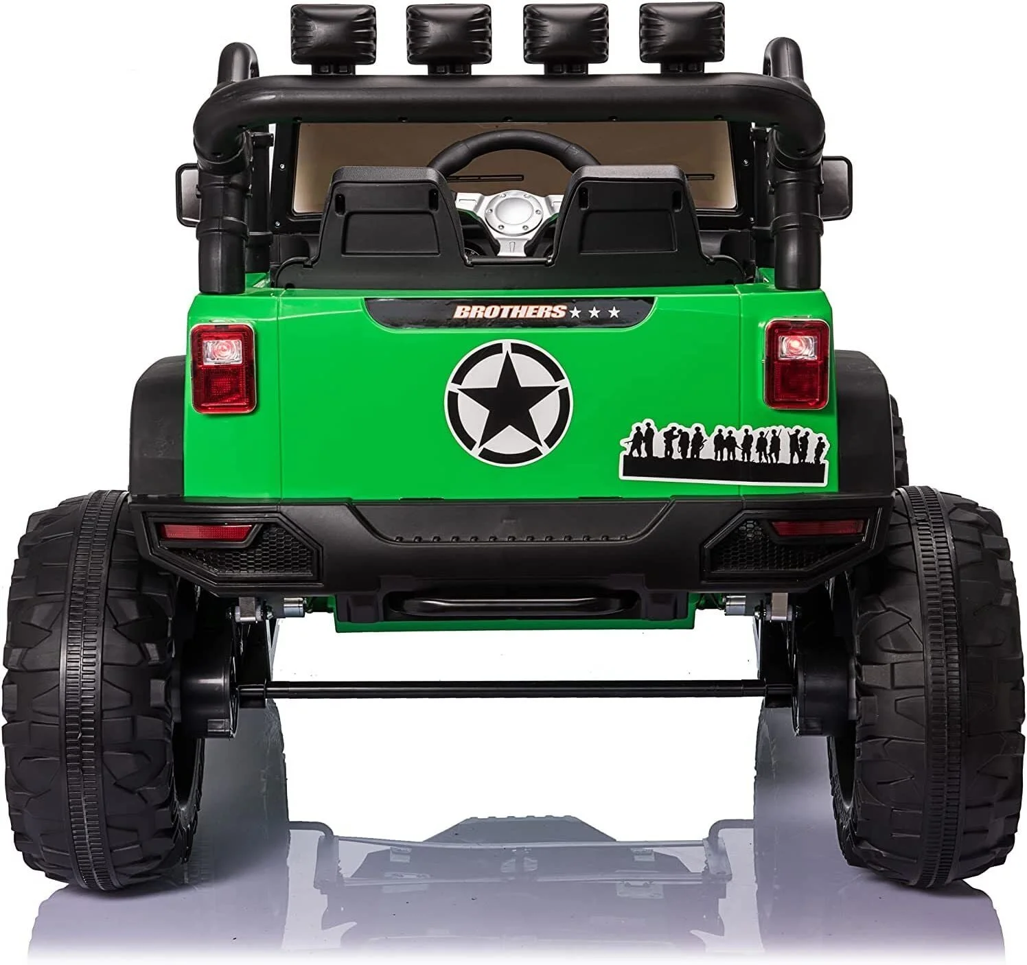 Electric 2-Seater Kids Ride On Truck with Remote Control and LED Lights - 24V 400W