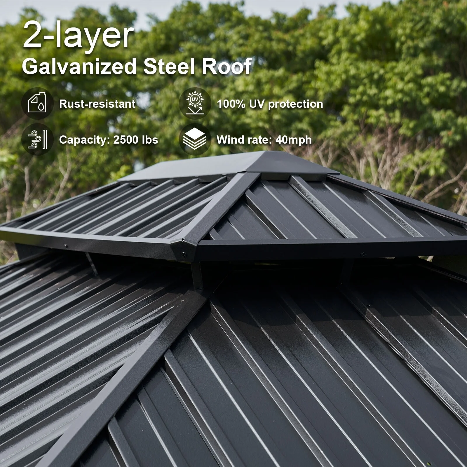 10'x12' Hardtop Gazebos