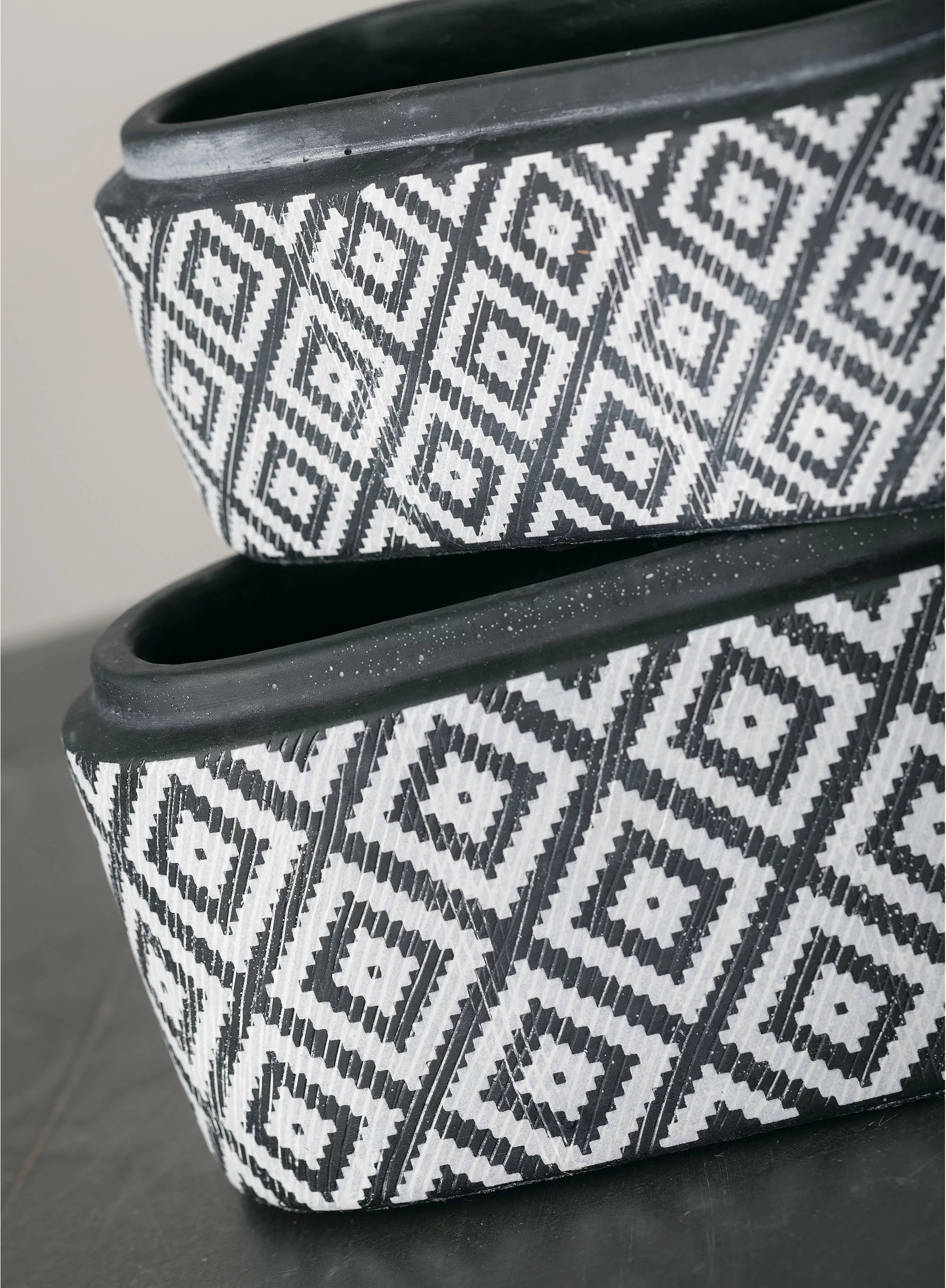 Sullivans Set of 2 Oval Planters 4