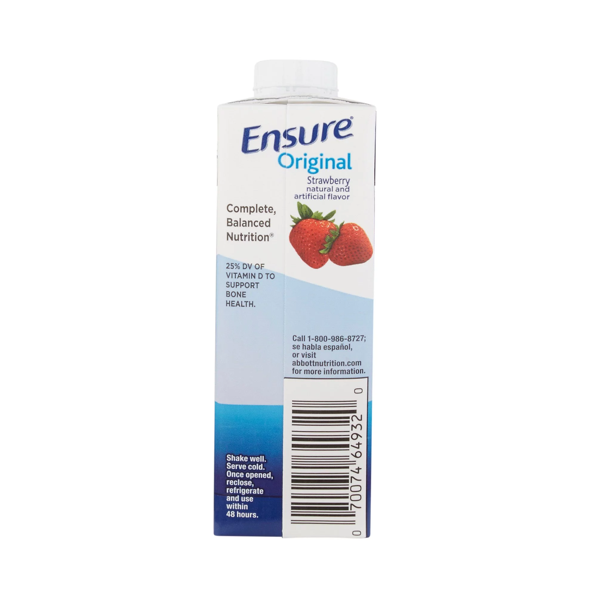 Ensure Oral Supplement Strawberry, 8oz - Case of 24