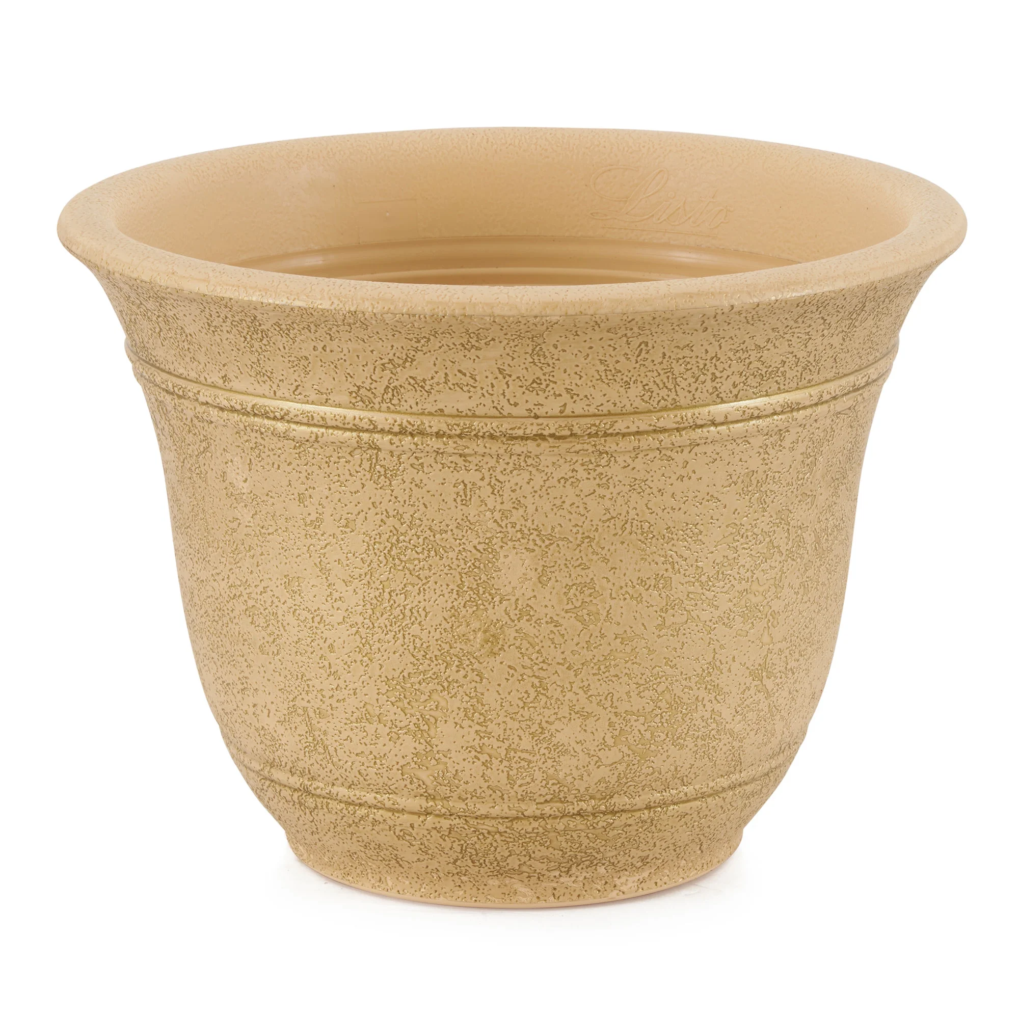 HC Companies Sierra 10 Inch Round Garden Planter Pot (2 Pack)
