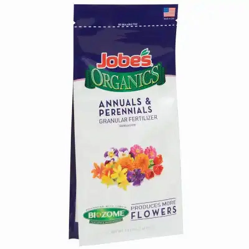 Jobes 09627 Annual/Perennial Organic Granular Fertilizer 4 Pounds