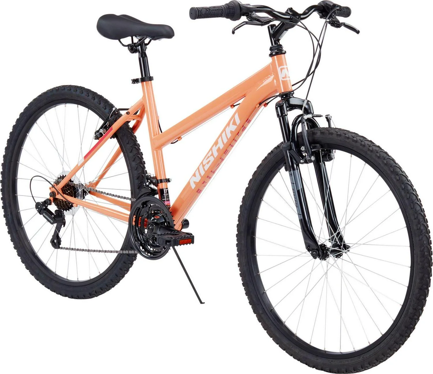 Nishiki Women's Pueblo 1.1 26 in. Mountain Bike , Orange/Red(Frame Size: S)