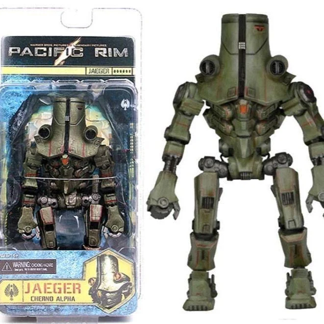 Pacific Rim Cherno Alpha Jaeger Series Action Figure - Durable Robot Character Model for Collectors - Joint Movable Toy Statue for Kids and Adults