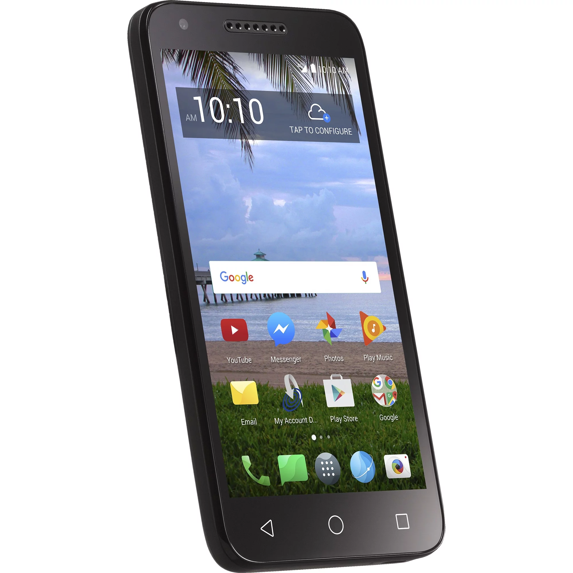 Simple Mobile Alcatel Raven, 16GB, Black- Prepaid Smartphone