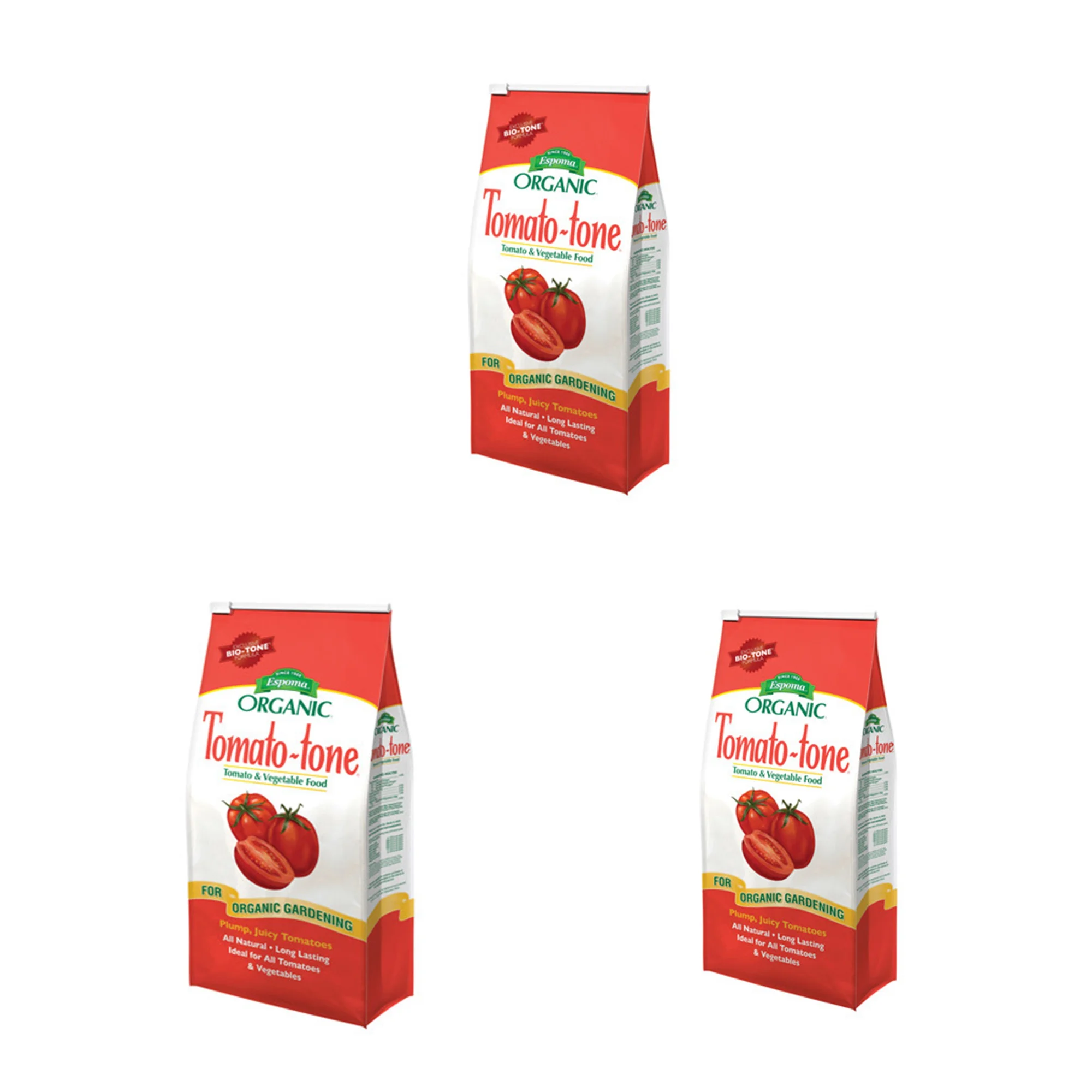 Espoma Organic Tomato Tone Vegetable Food, 4 Pounds, 3 Pack