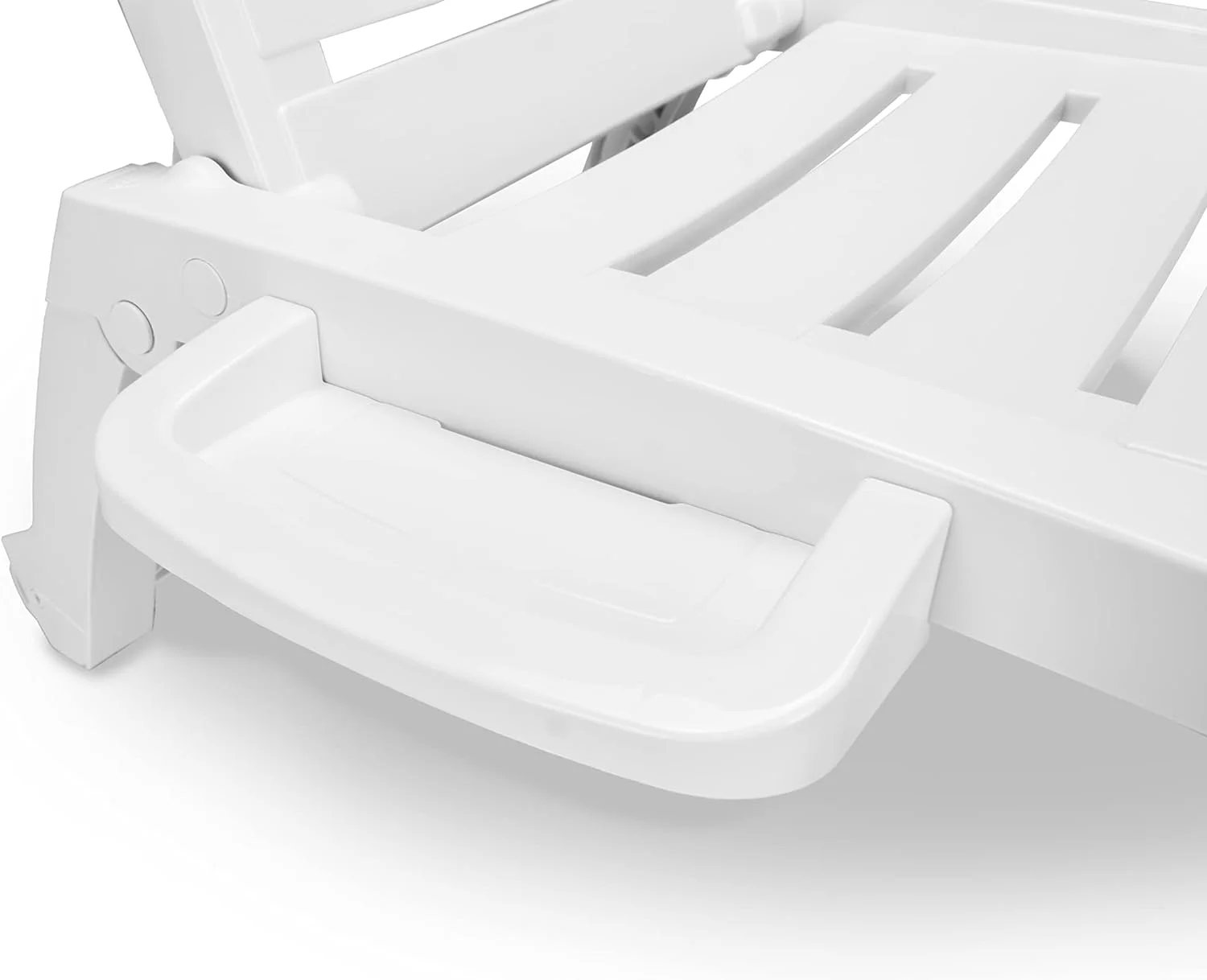 Sun Chair Lounger, 3 Position, White, 73 Long When Flat, Rolls Folds Deck Pool Backyard Sea Beach S6805BPF, Green, S6800V