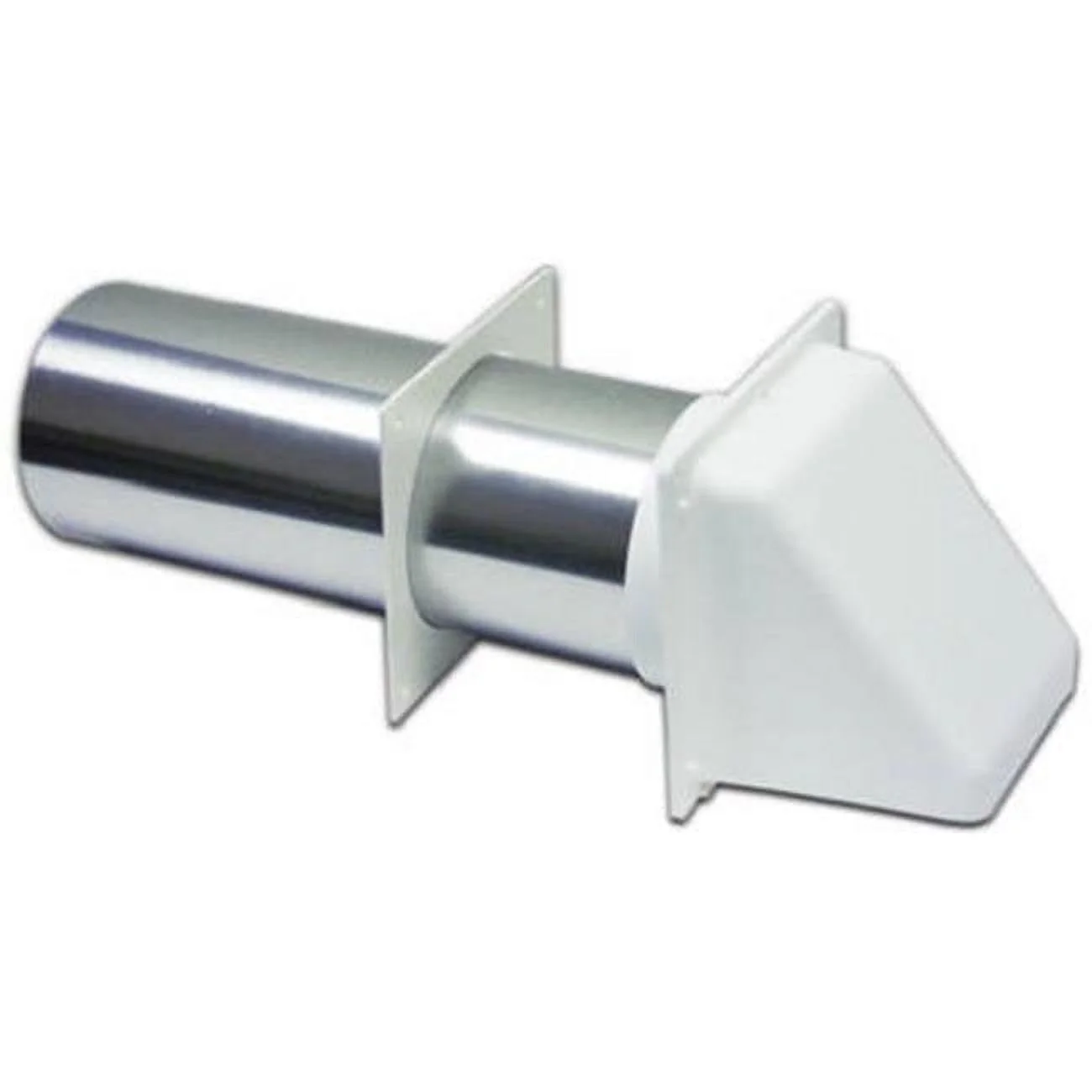 224WS 4 in. White Dryer Vent Hood